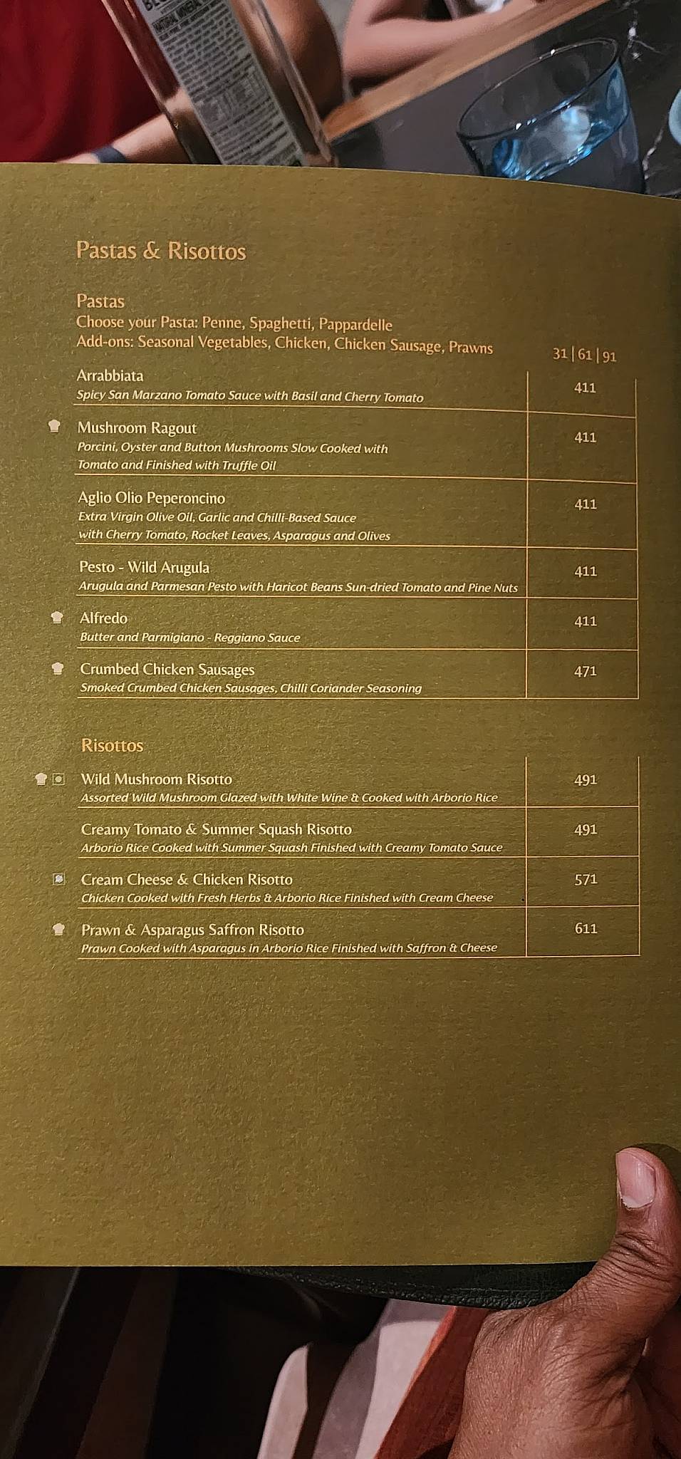 Moomba menu