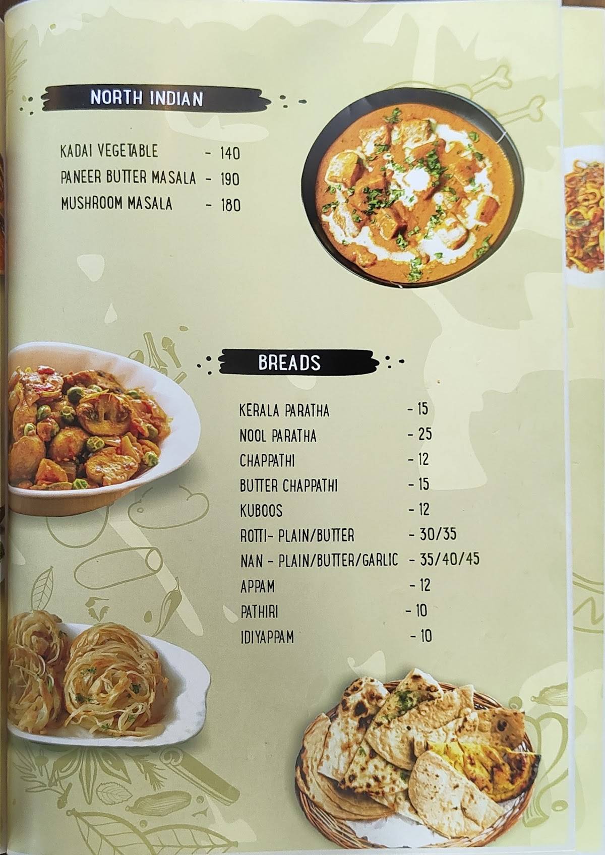 Nusrat Restaurant menu