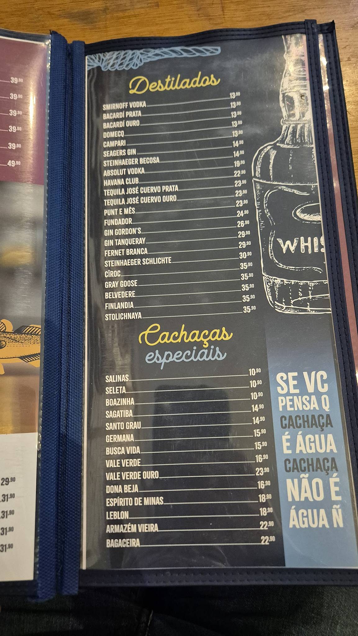 Petiskin do Bob cardápio