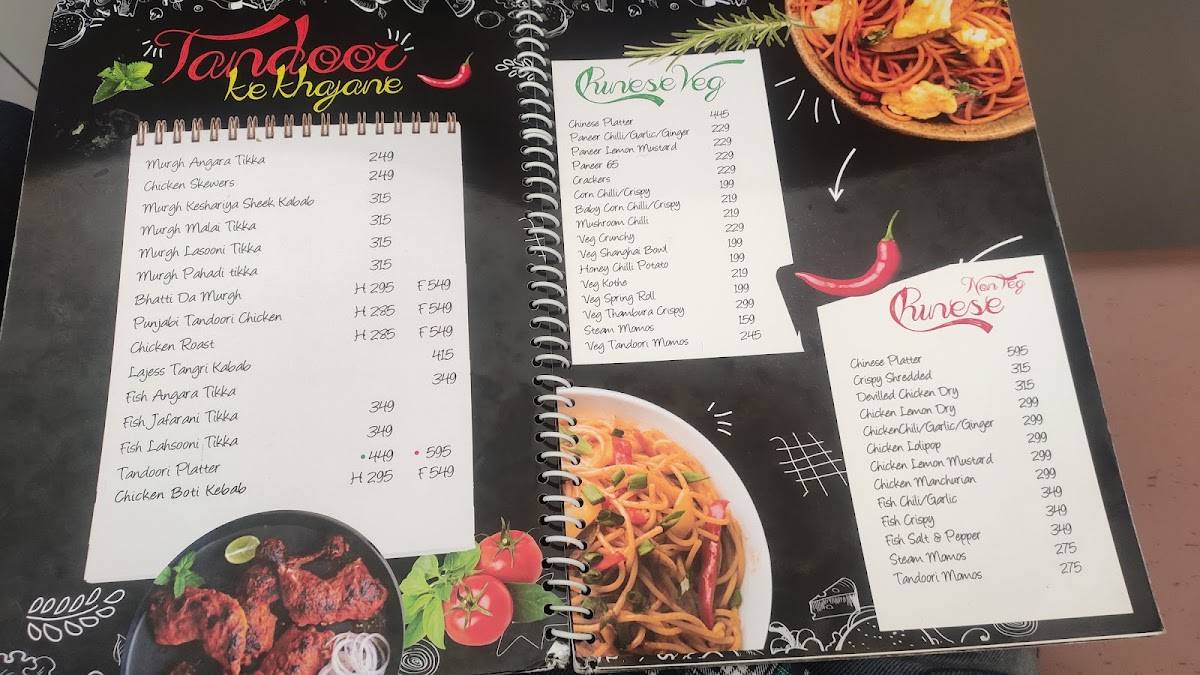 Pink Door menu