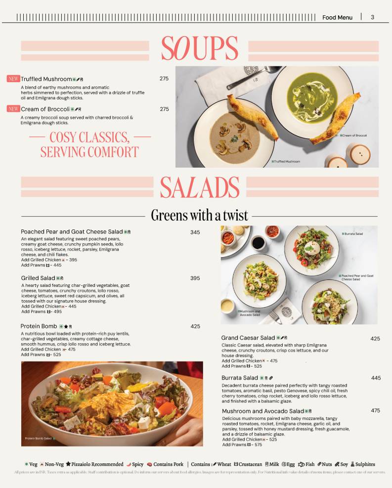 PizzaExpress menu