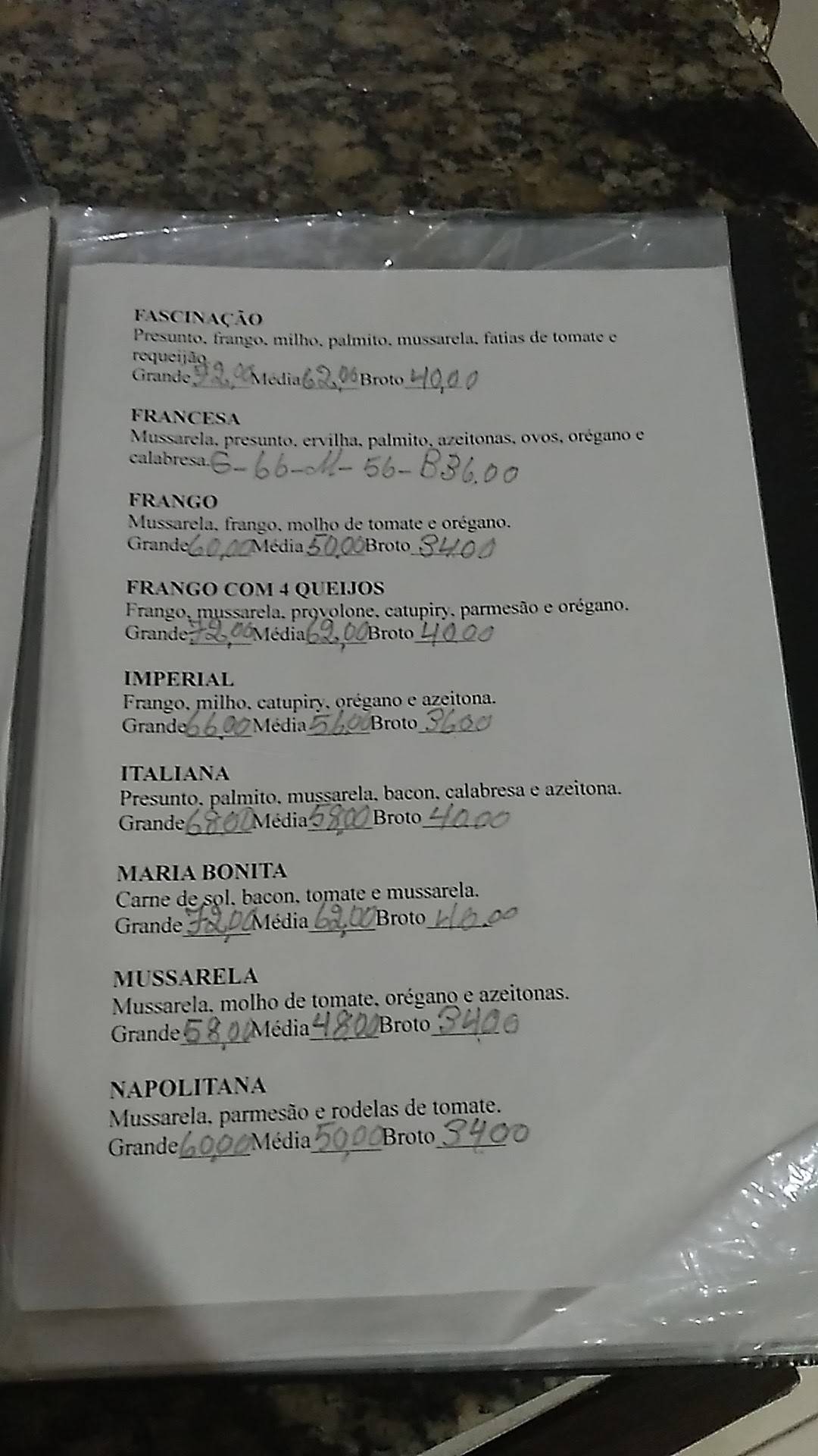Pizzaria 3 Poderes cardápio
