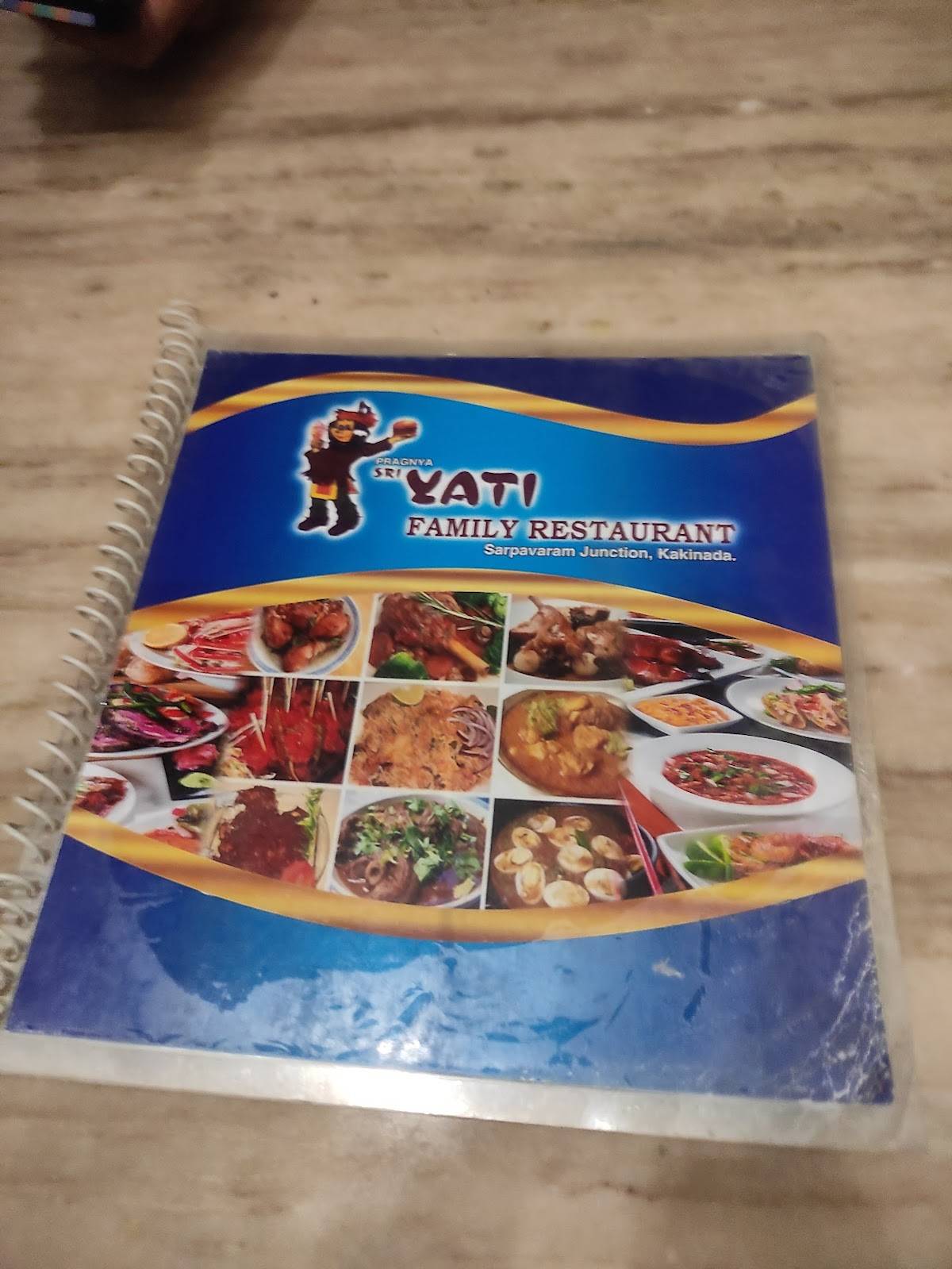 Pragnya Sri Yati Restaurant menu