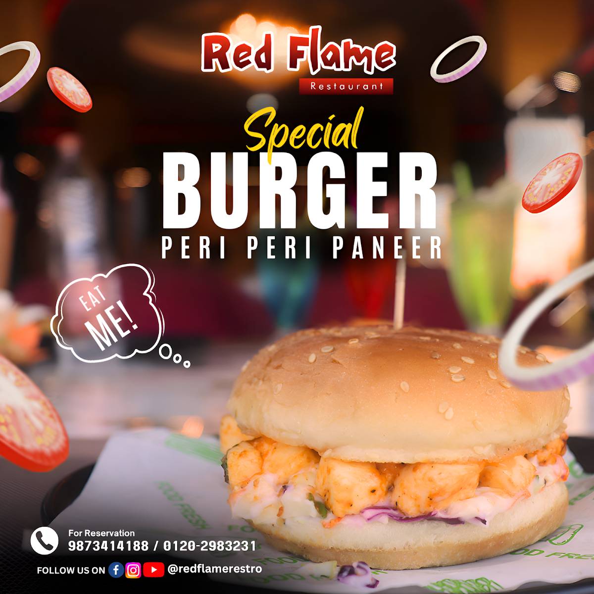 RED FLAME RESTAURANT menu