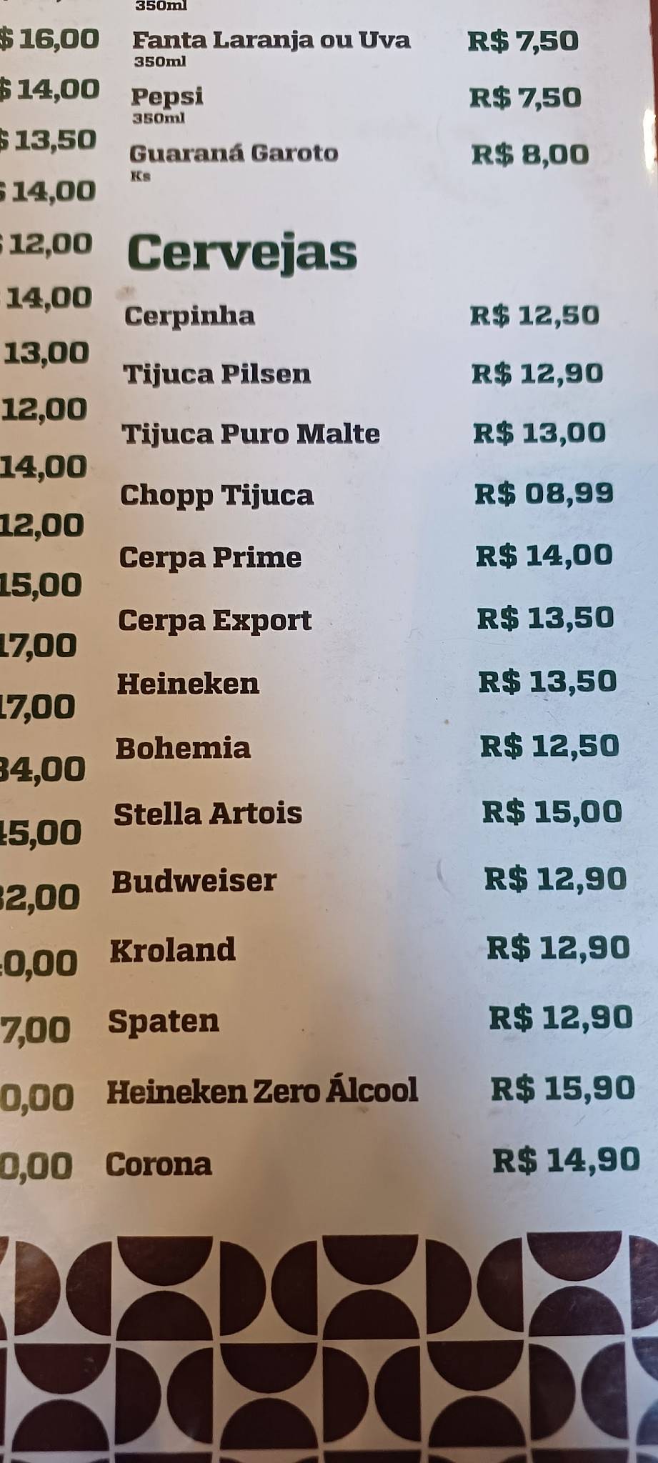 Restaurante Point do Açaí cardápio
