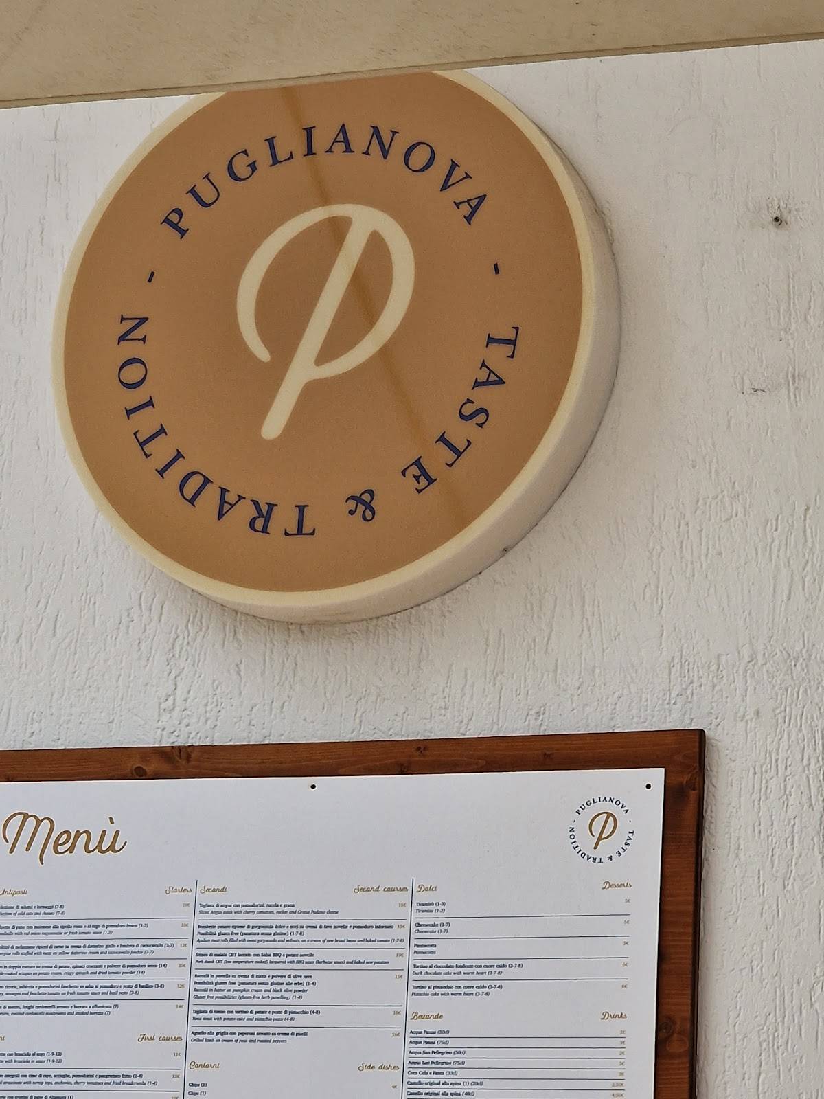 Menu di Ristorante Puglianova 
