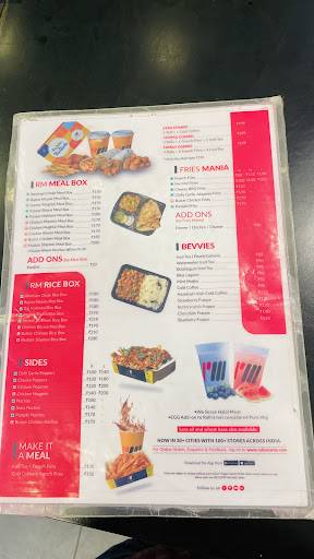 Rolls Mania menu