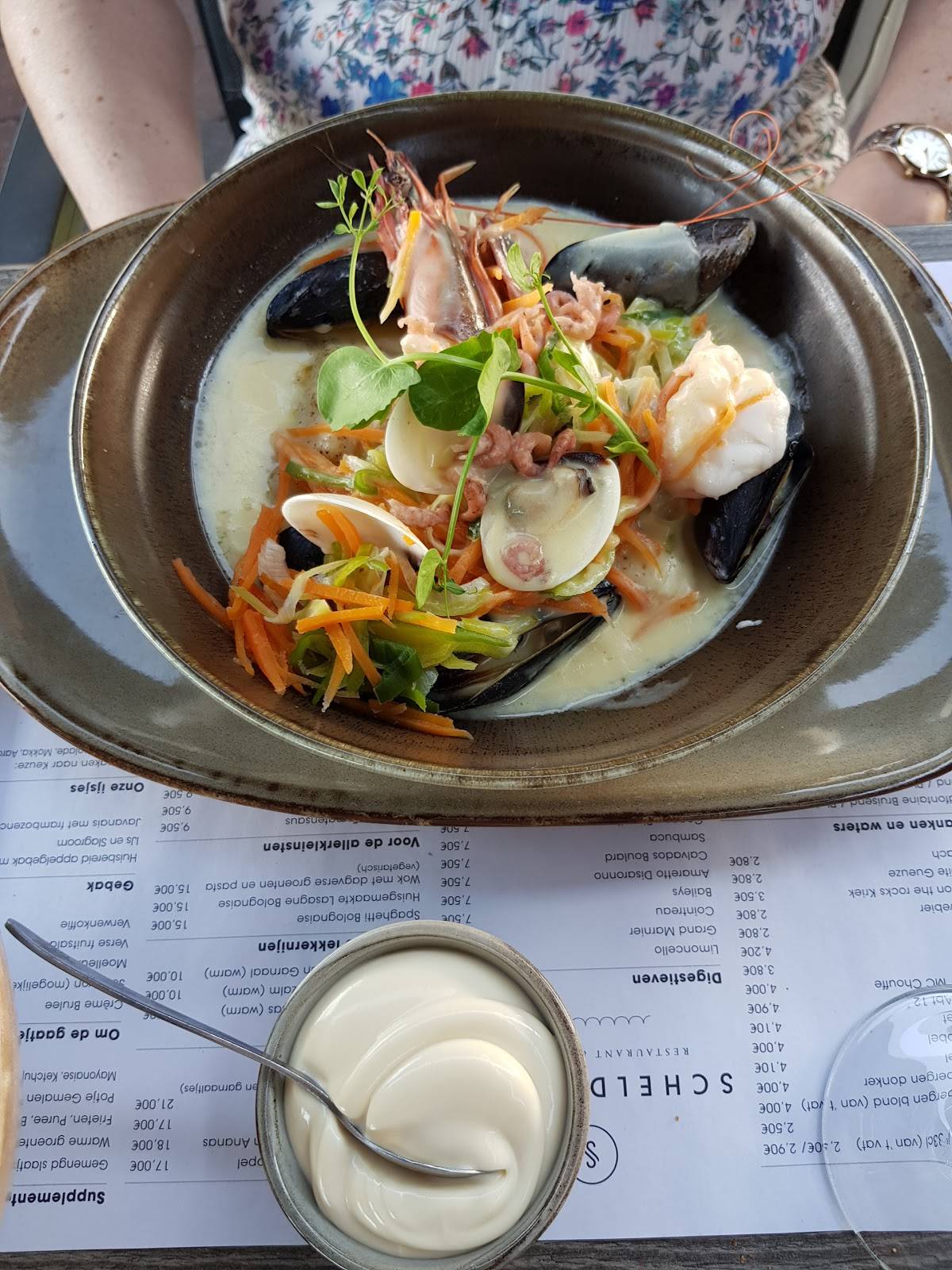 Menu de Restaurant Scheldeoord