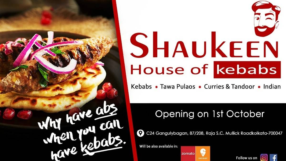 Shaukeen menu