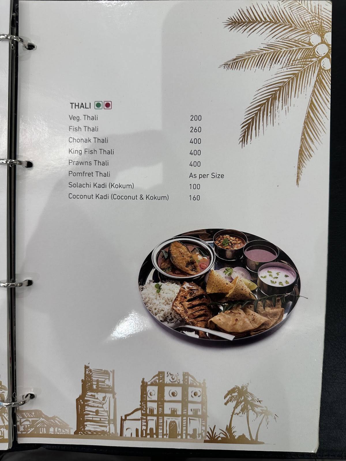 Silver spoon menu