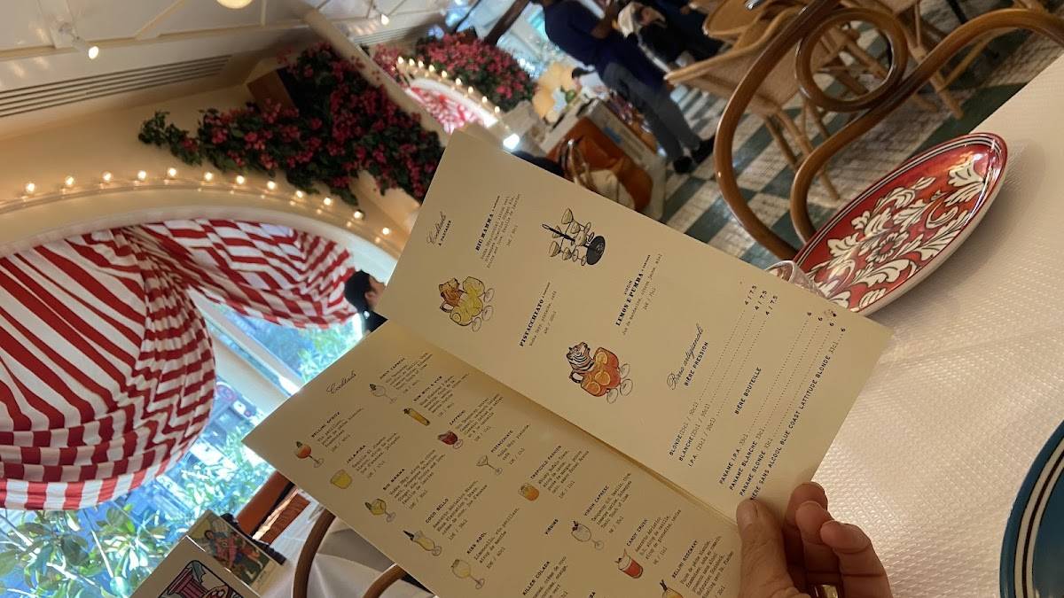 Menu de Splendido