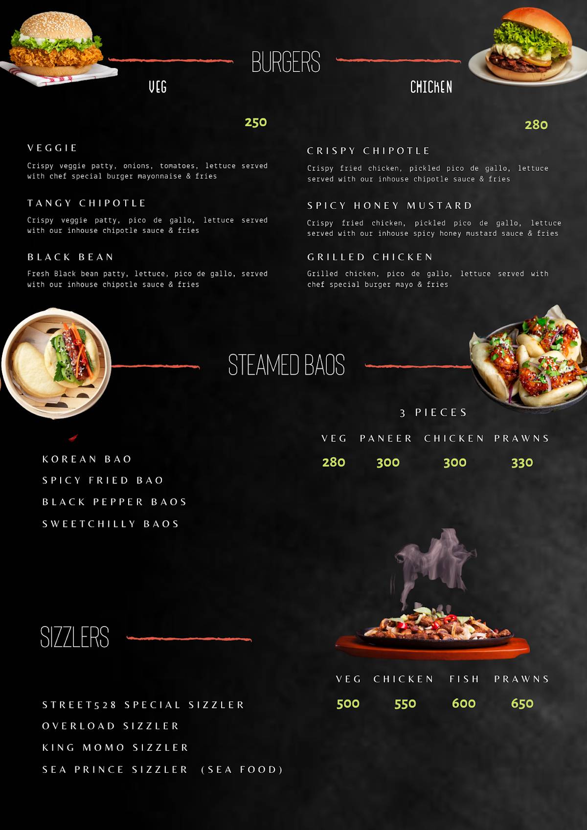 Street 528 menu