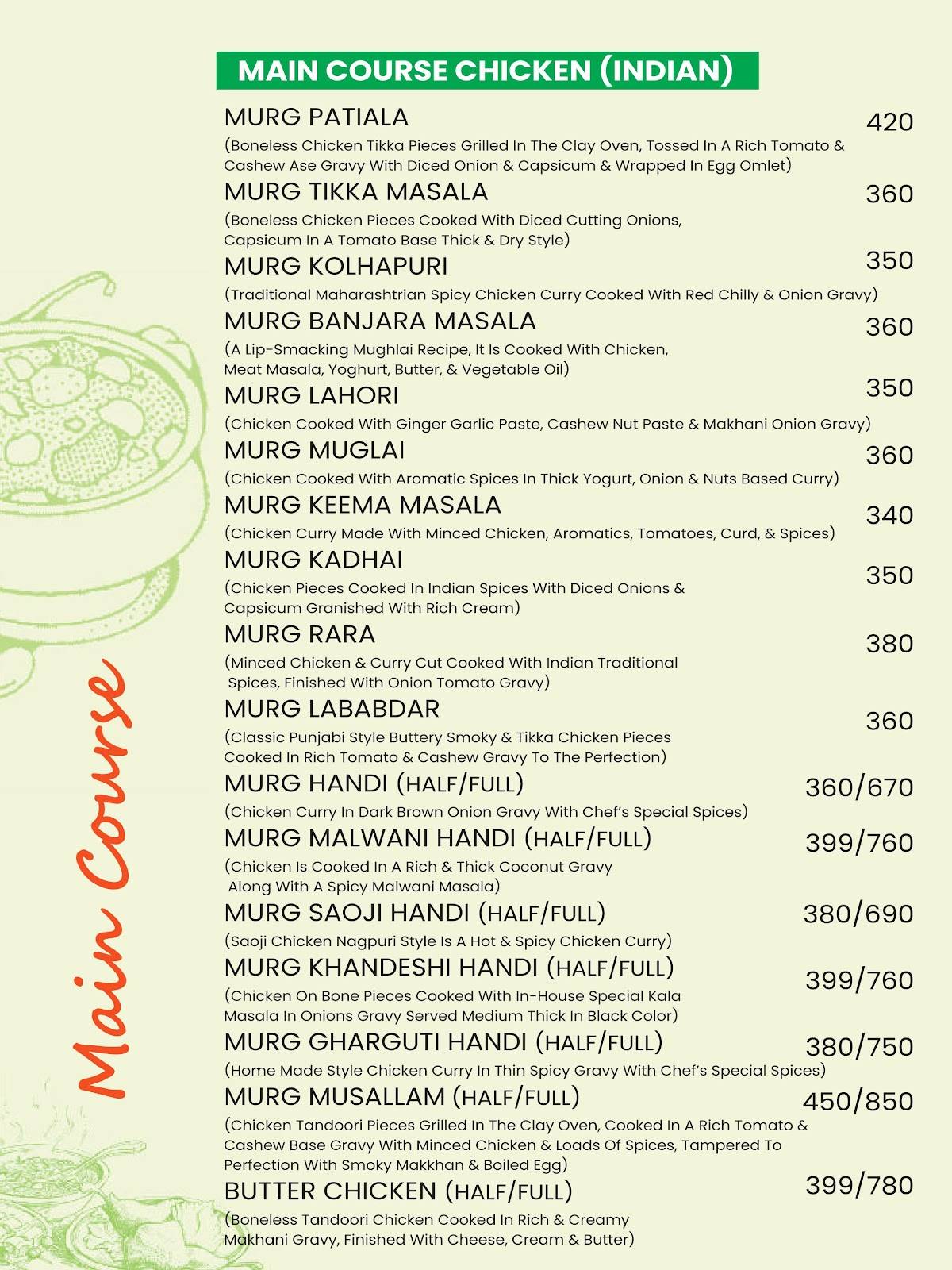 Tatva Restaurant and Cafe menu