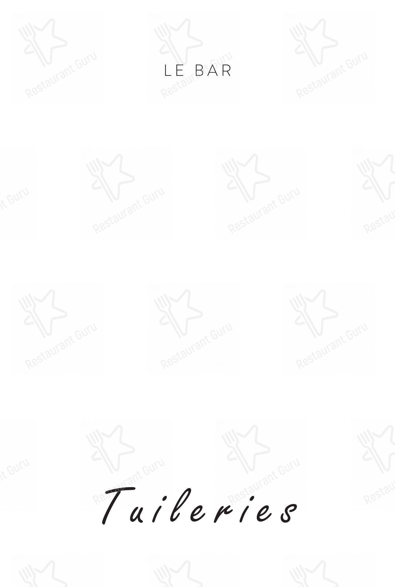 Menu pour Terrasse Eugénie - 菜单