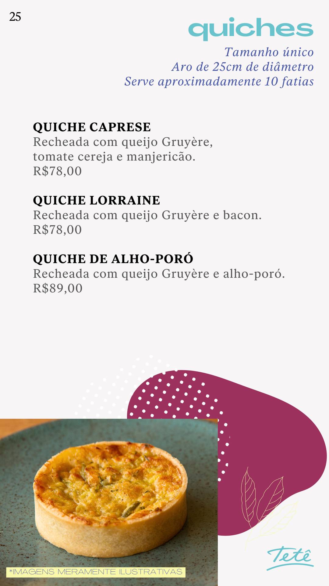 Tetê Confeitaria Villaggio Mall cardápio