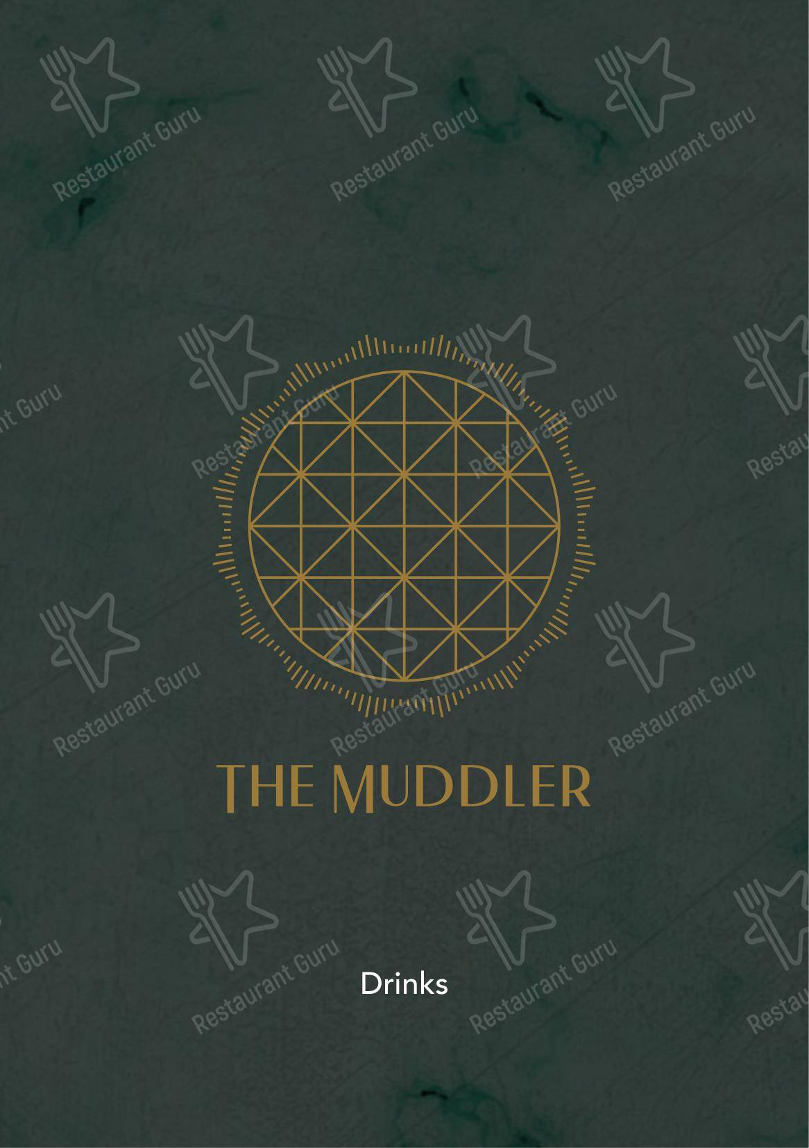 Menu at The Muddler restaurant, Newcastle upon Tyne