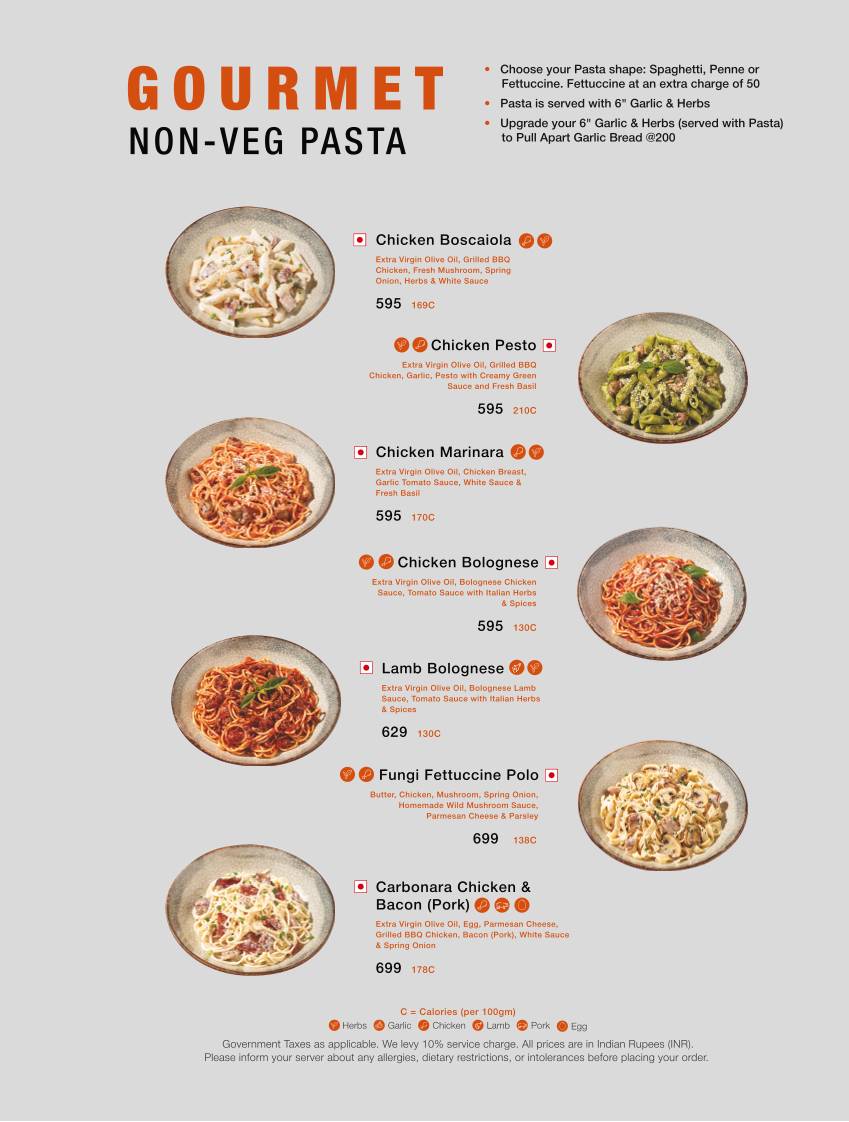 Tossin Pizza Baner Pune menu