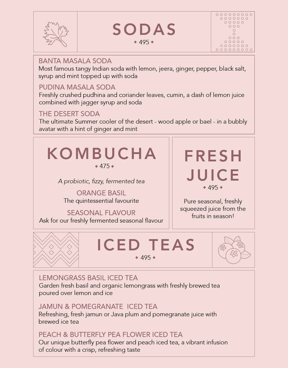 Under The Neem menu