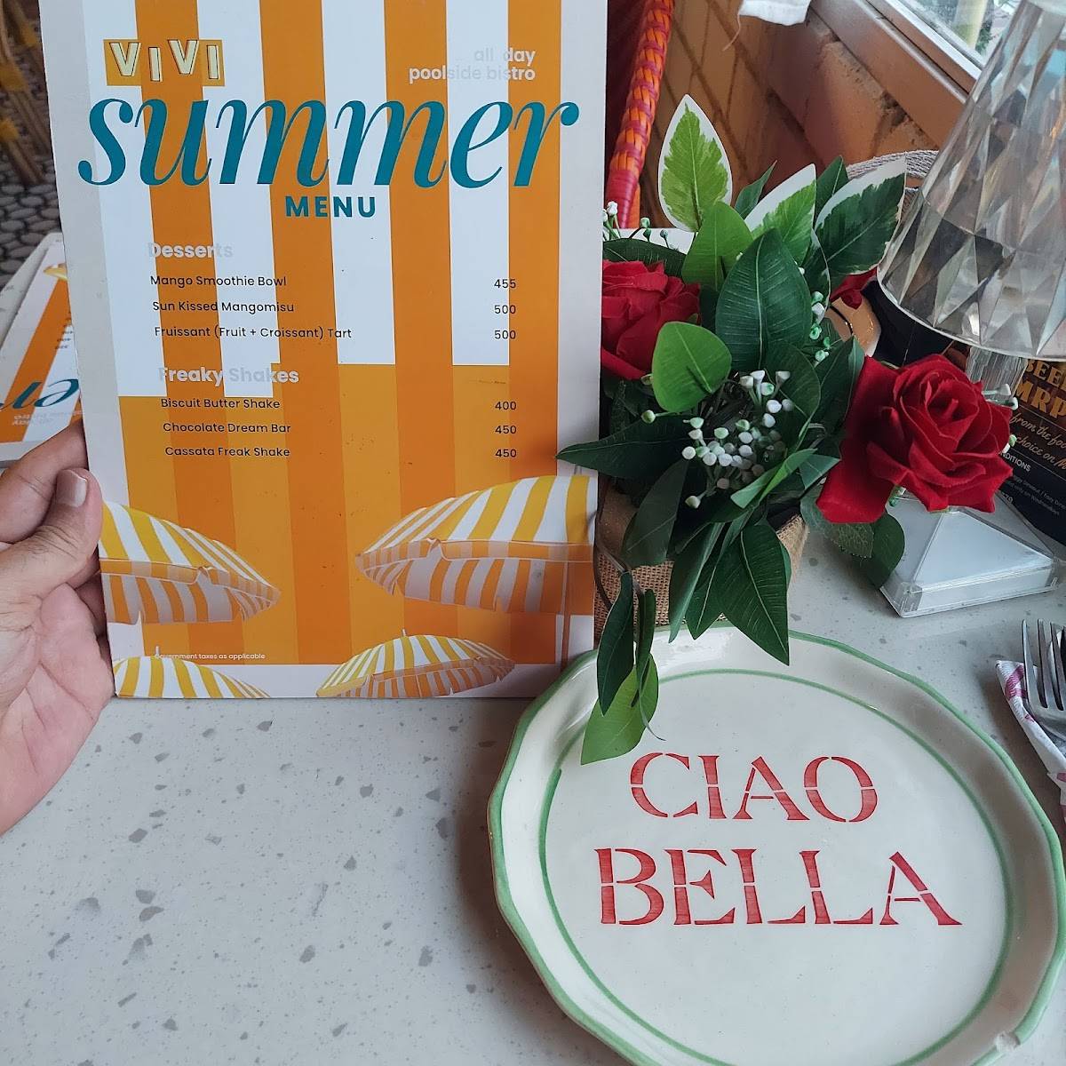 Vivi All Day Bistro menu