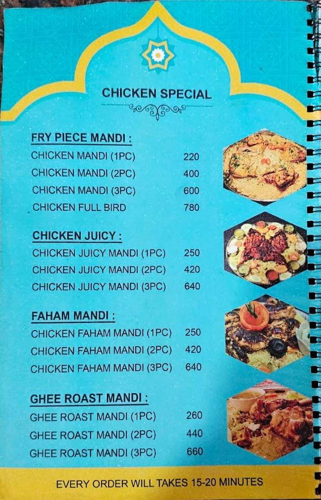 Zaiqa Food Court - Godavarikhani City menu
