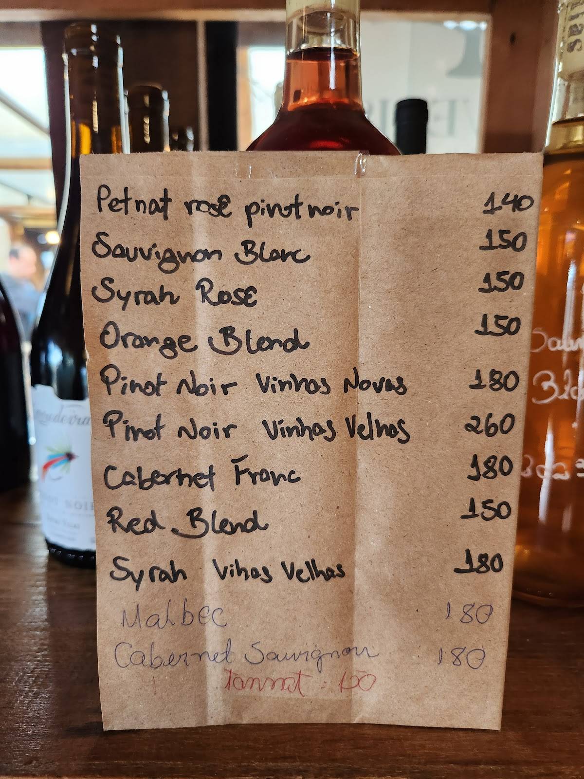 Restaurante Entre Vilas cardápio