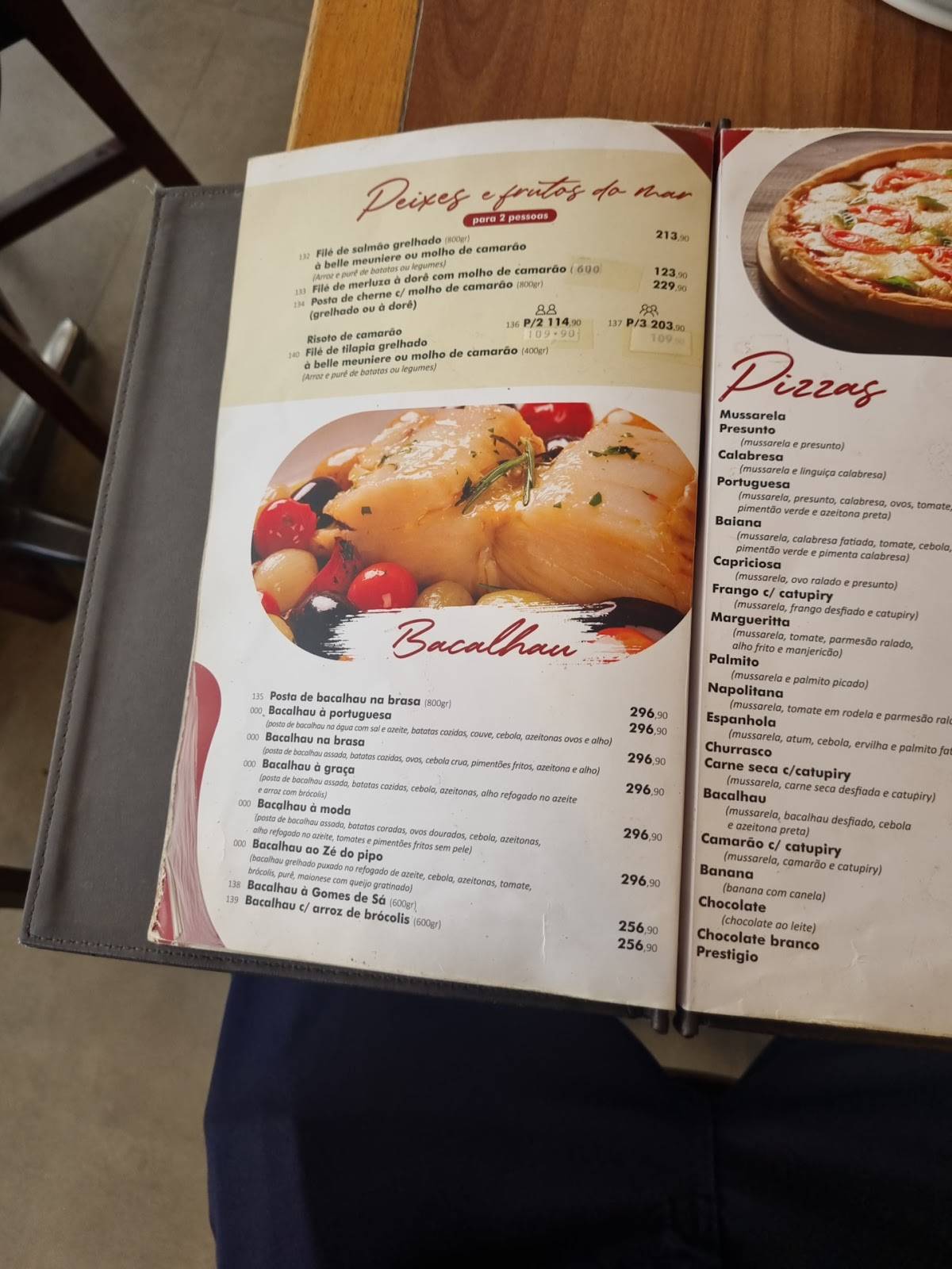 estaurante Graça da Vila - Jardim Guanabara cardápio