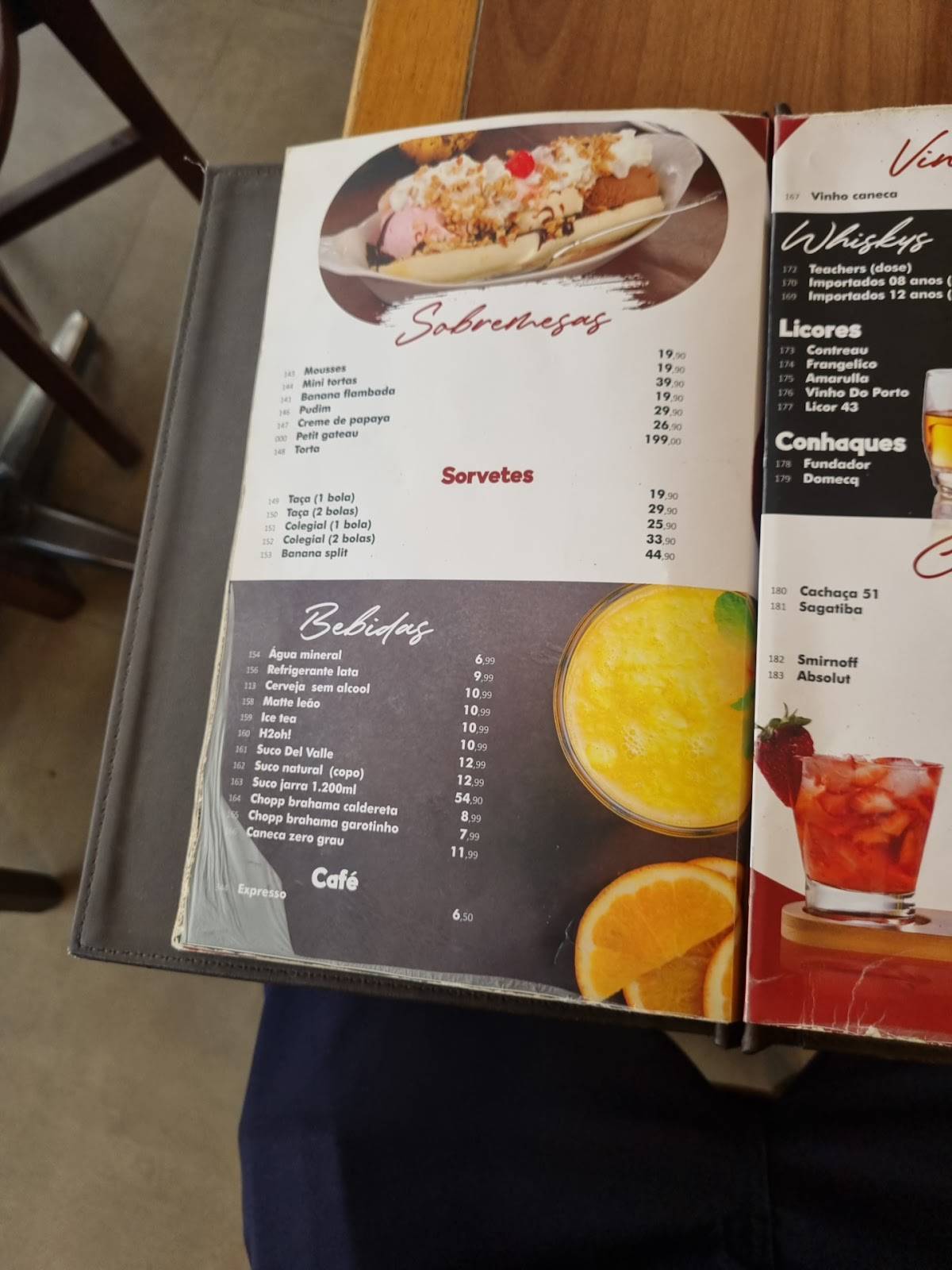 estaurante Graça da Vila - Jardim Guanabara cardápio