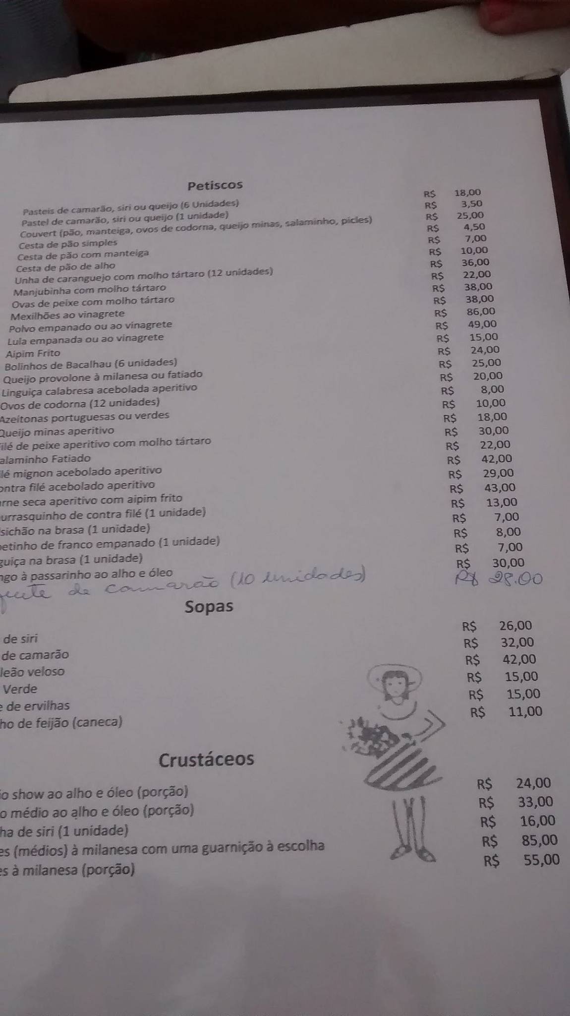 Restaurante La Violetera cardápio