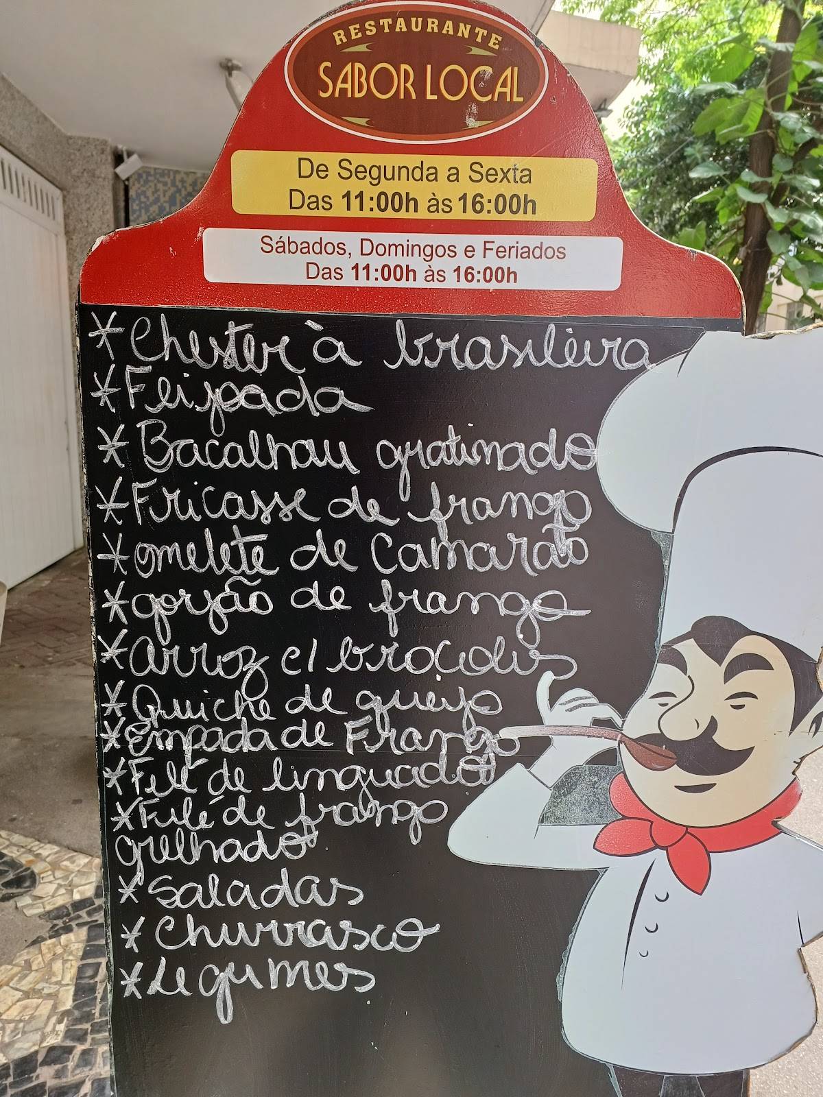 Restaurante Sabor Local cardápio