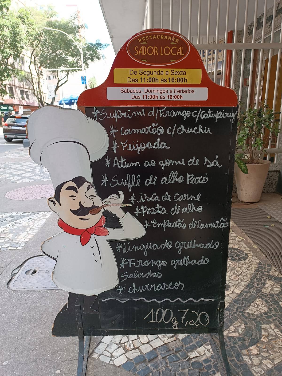 Restaurante Sabor Local cardápio