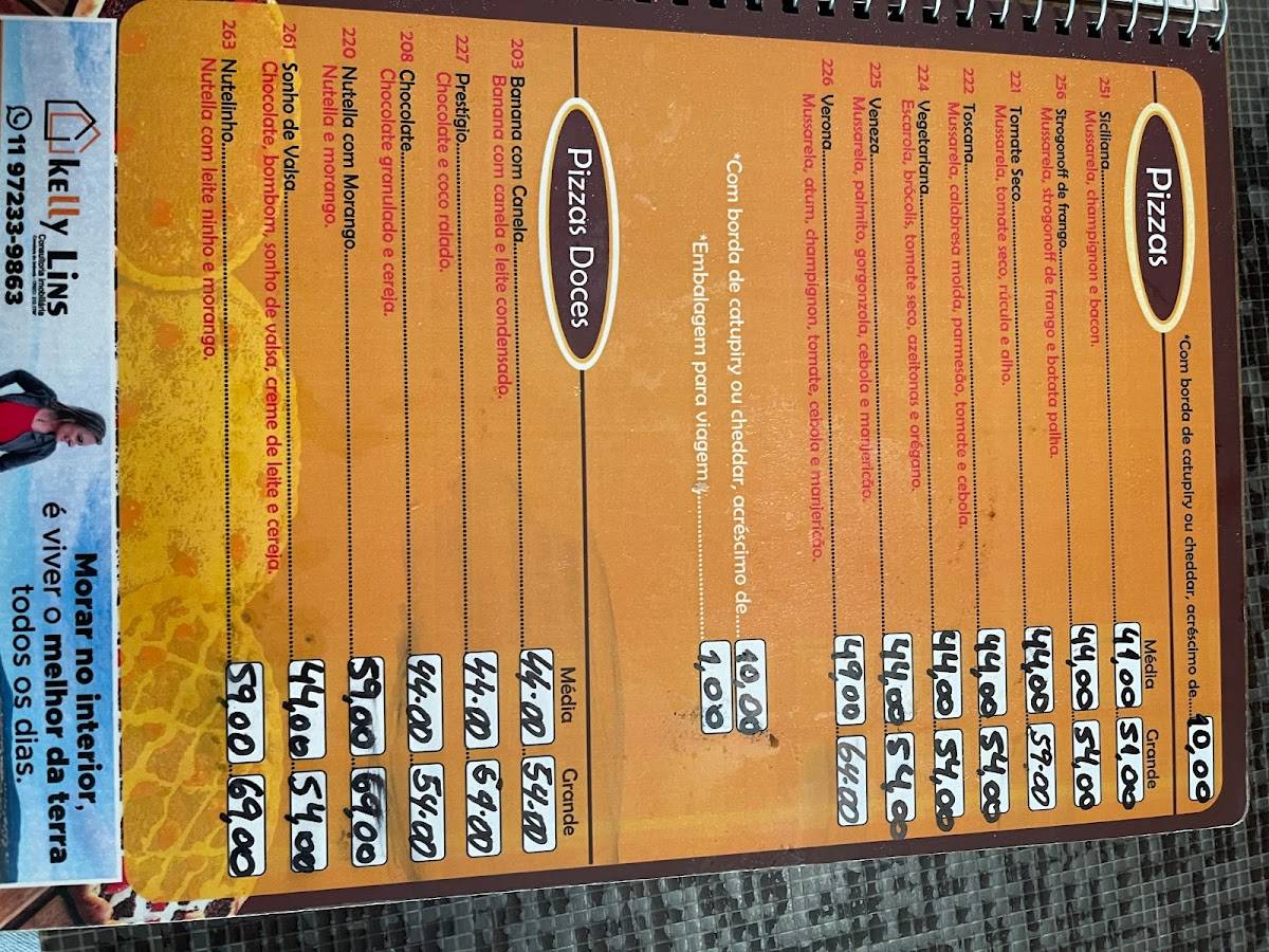 Restaurante e Chopperia ”O Casarão” cardápio
