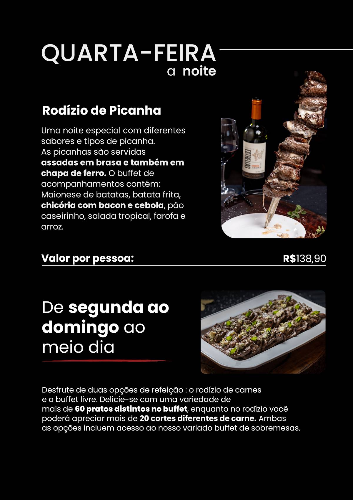 Restaurante e Churrascaria Tesser cardápio