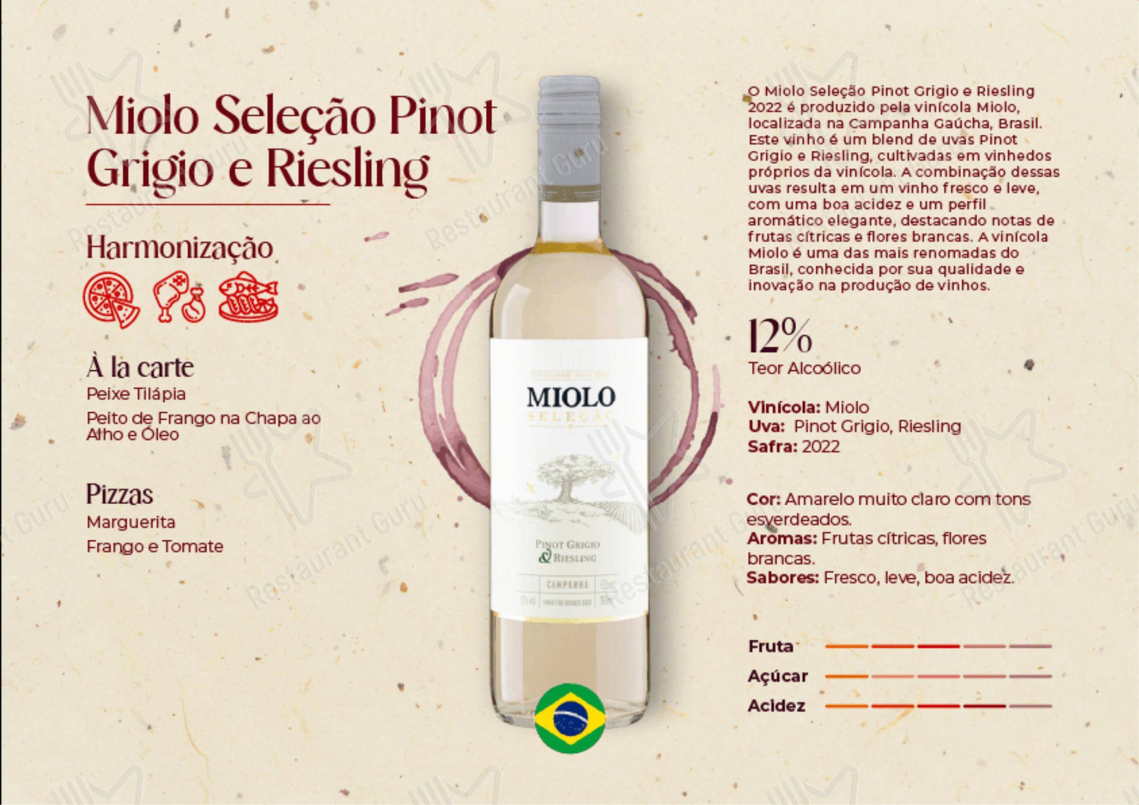 Menu para Restaurante e Pizzaria Amiga restaurante