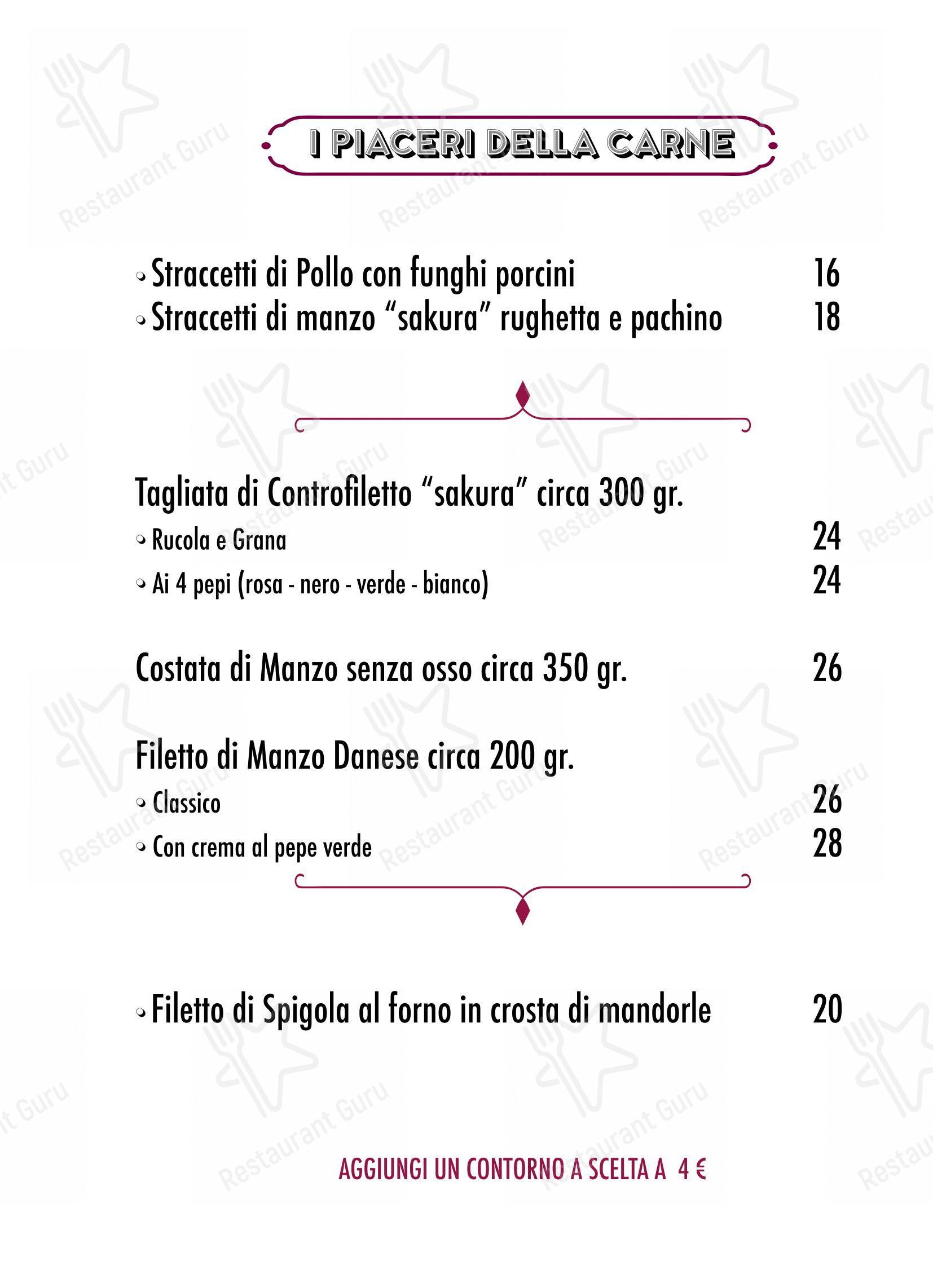 Rigatoni Roma in Roma - Menu