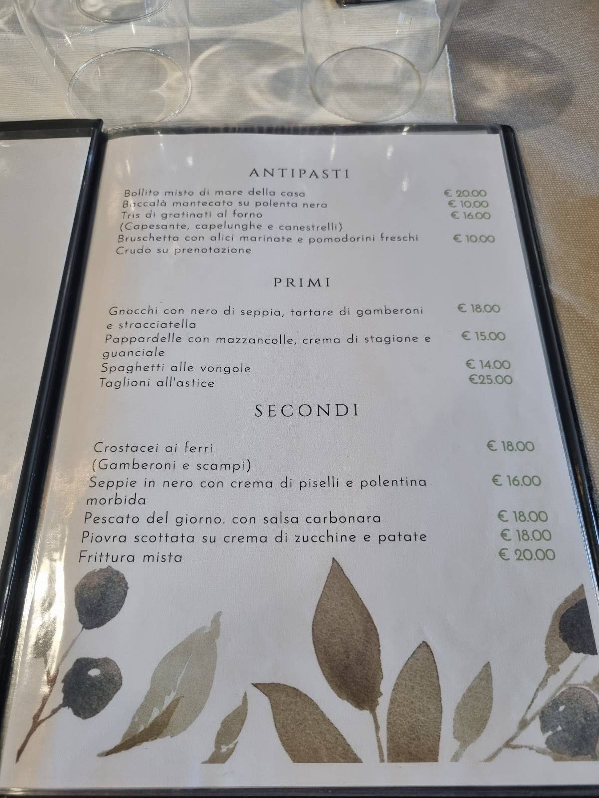 Menu di Ristorante Allo Stallo 