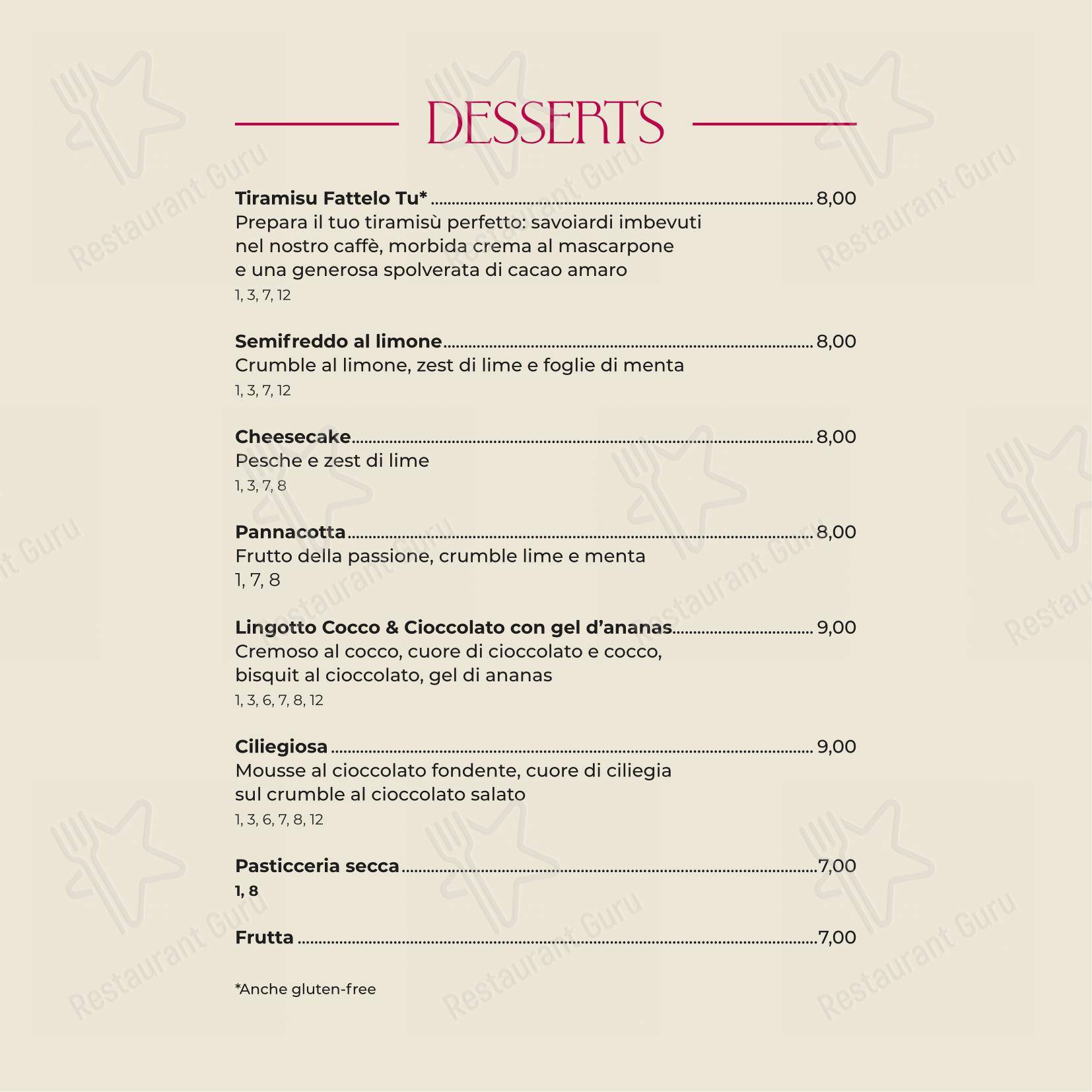 Menu per Ristorante Carnosa Roma Prati ristorante con griglia