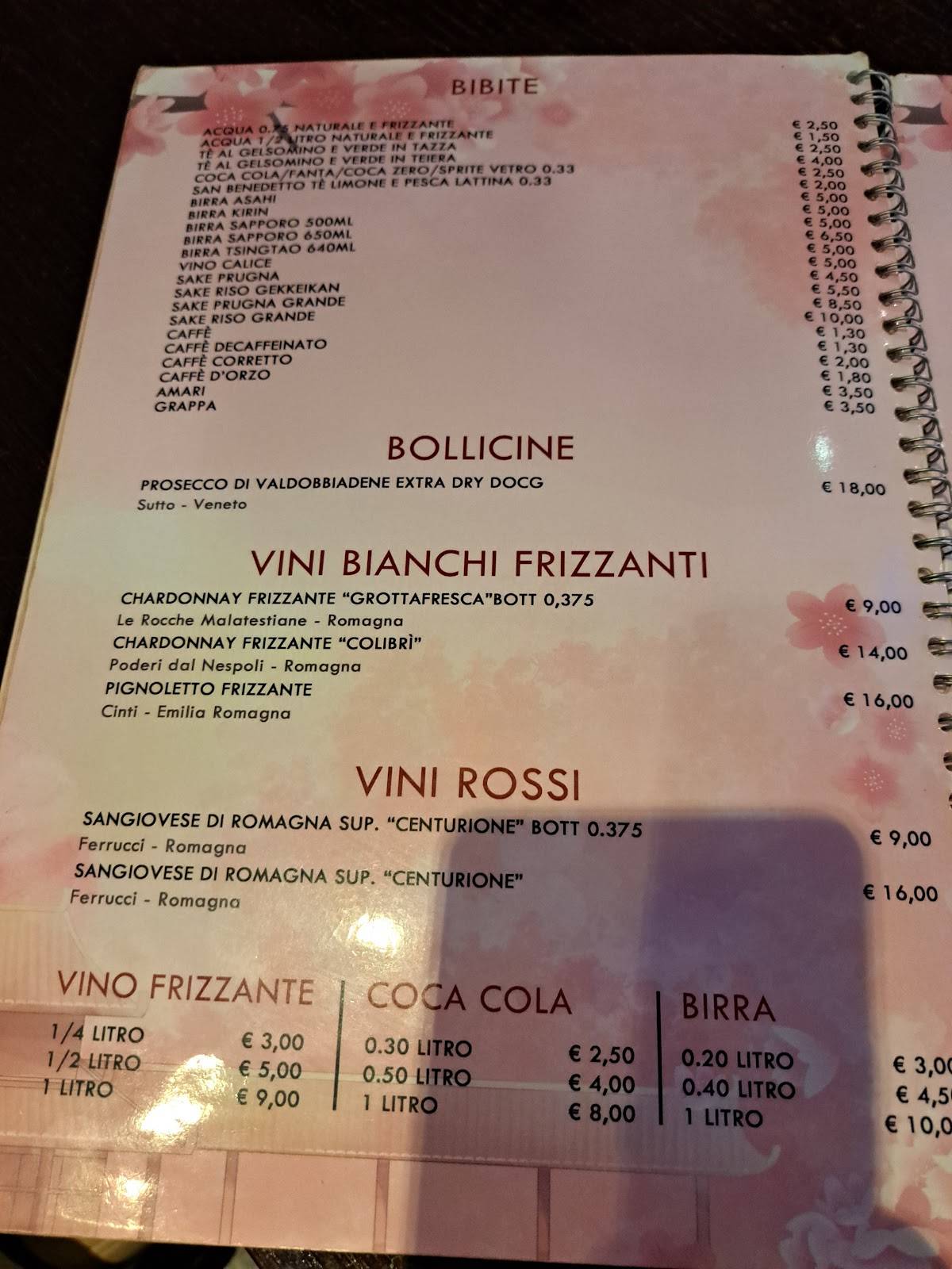 Menu di Ristorante Fuji 2 