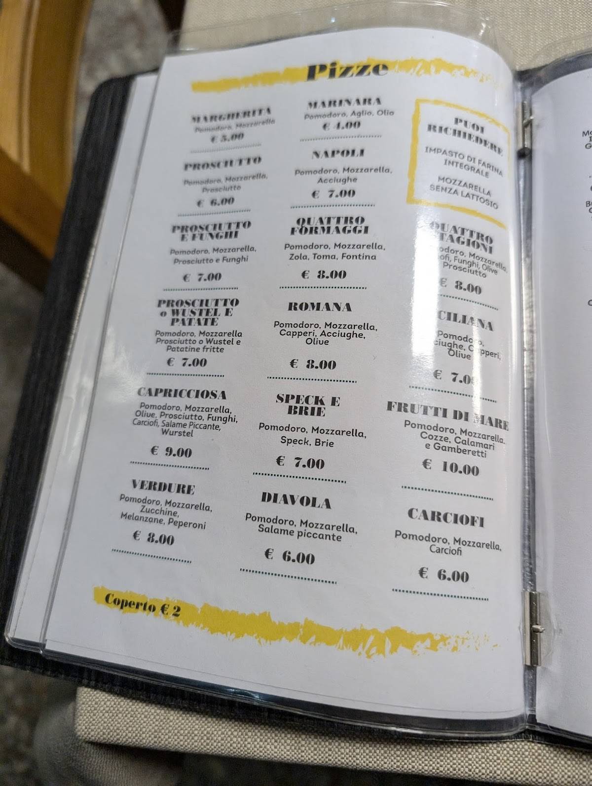 Menu di Gabriella 