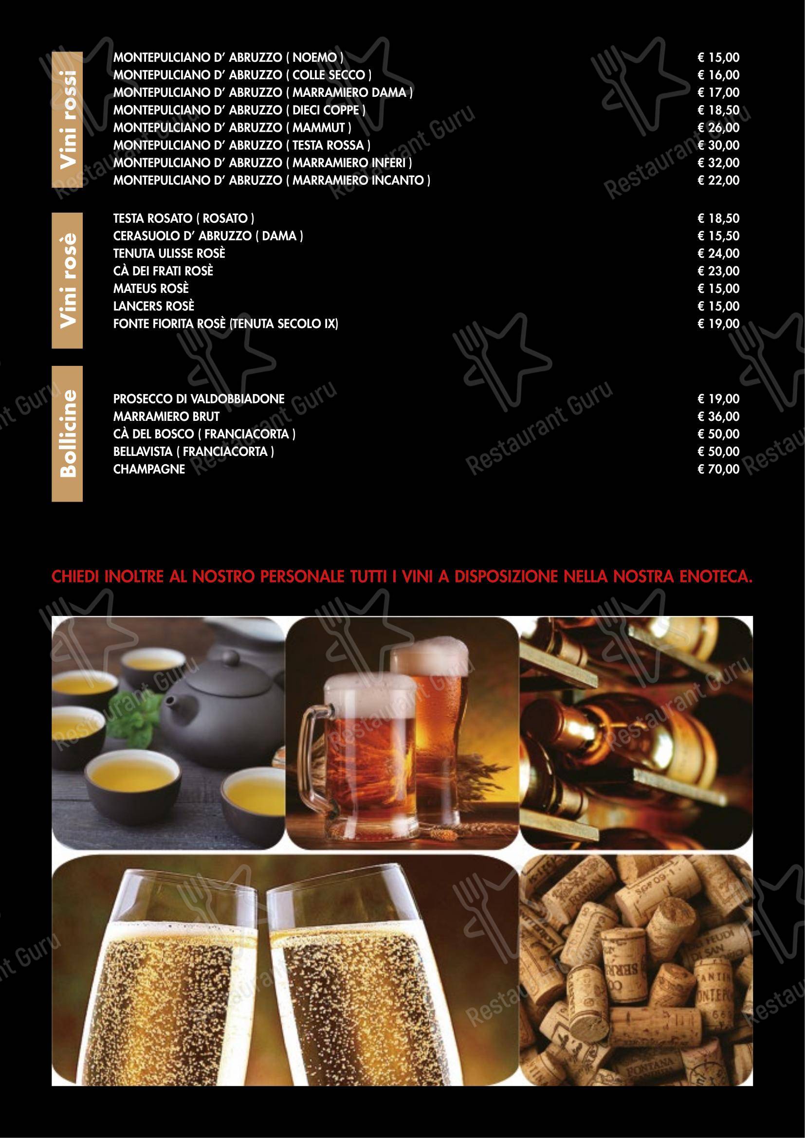 Menu di Ristorante Hong Yun - Menu