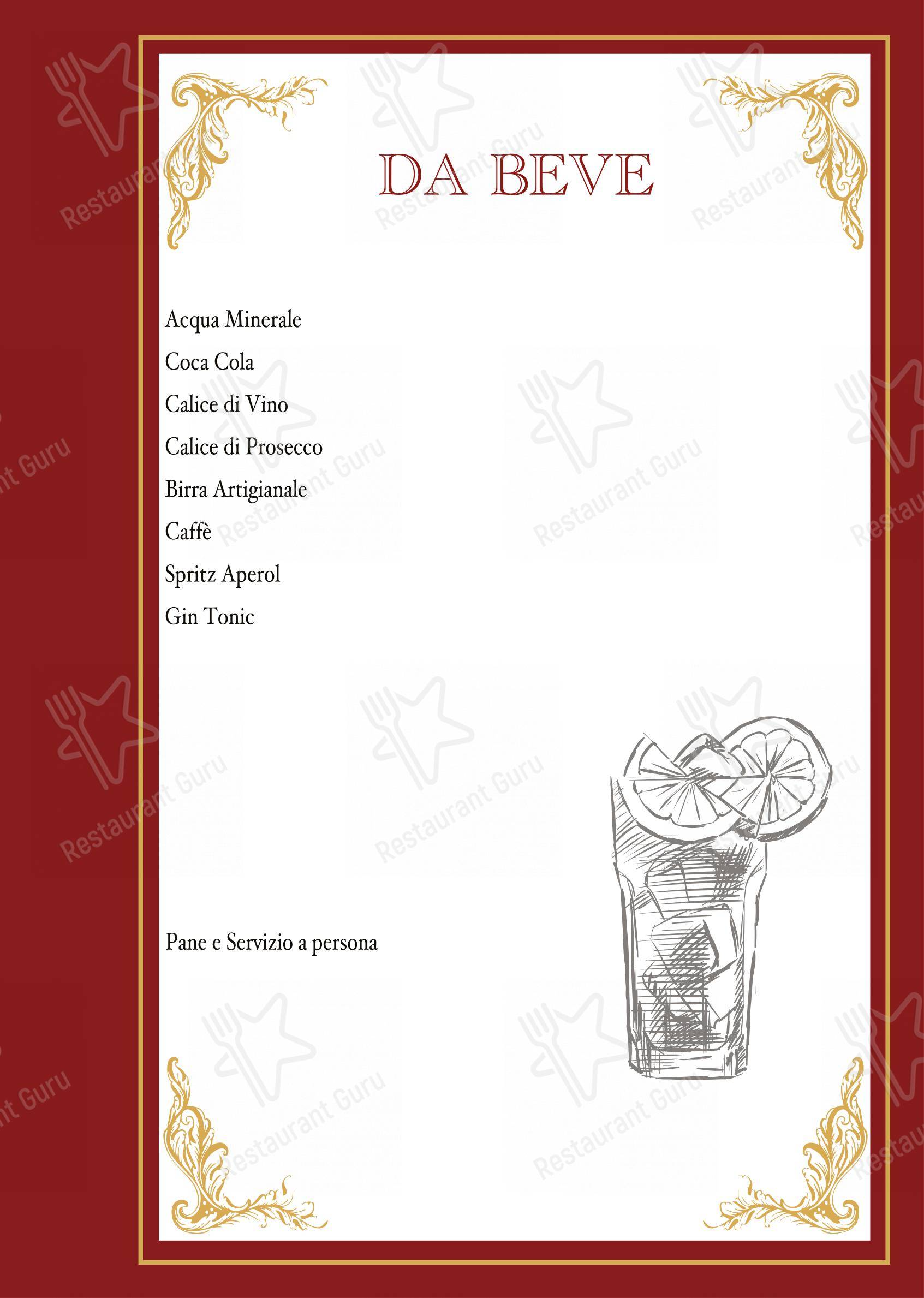 Ristorante La Villetta dal 1940 in Roma - Menu