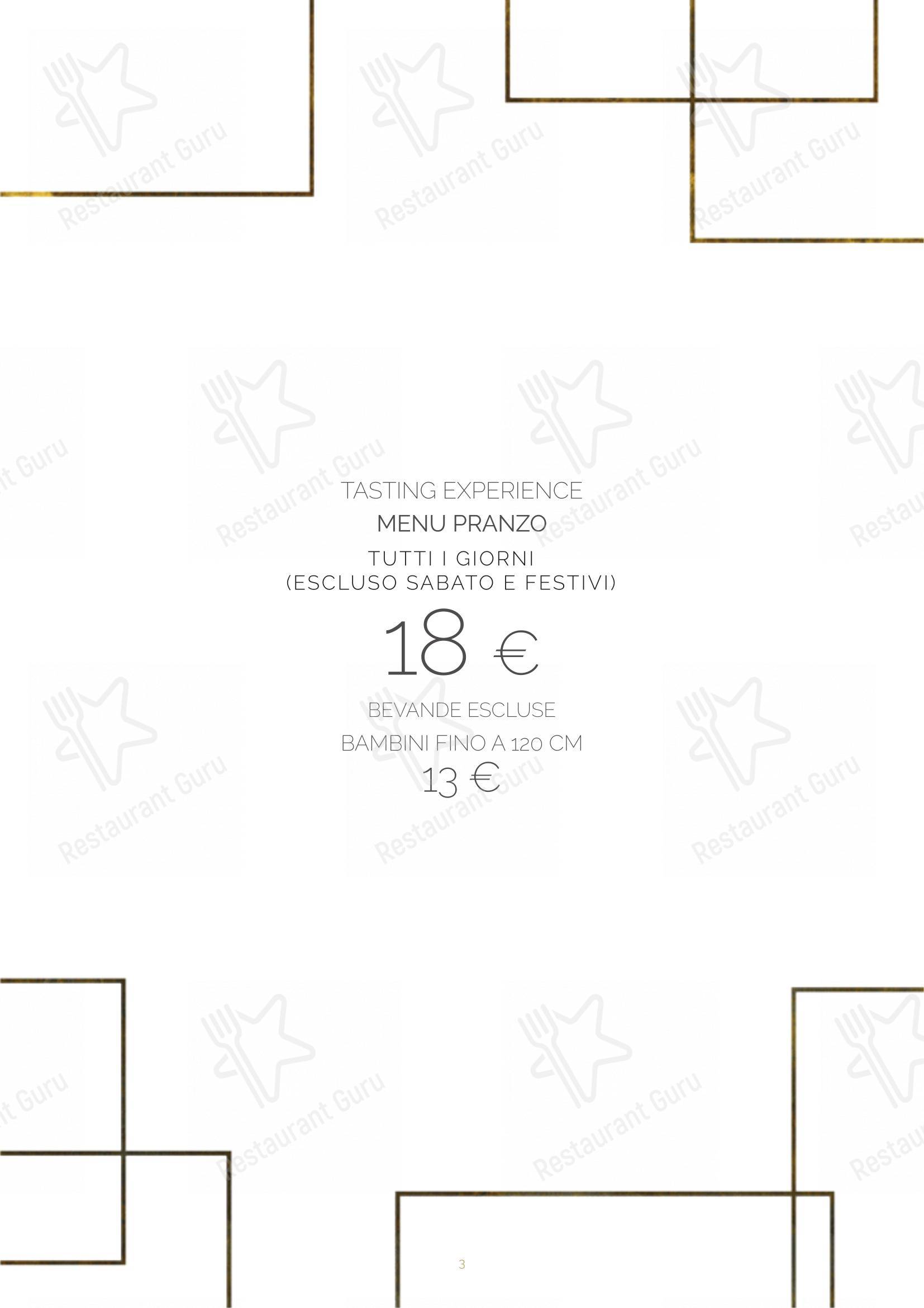Menu bar per Ristorante Lin Tasting Emotion in Legnano