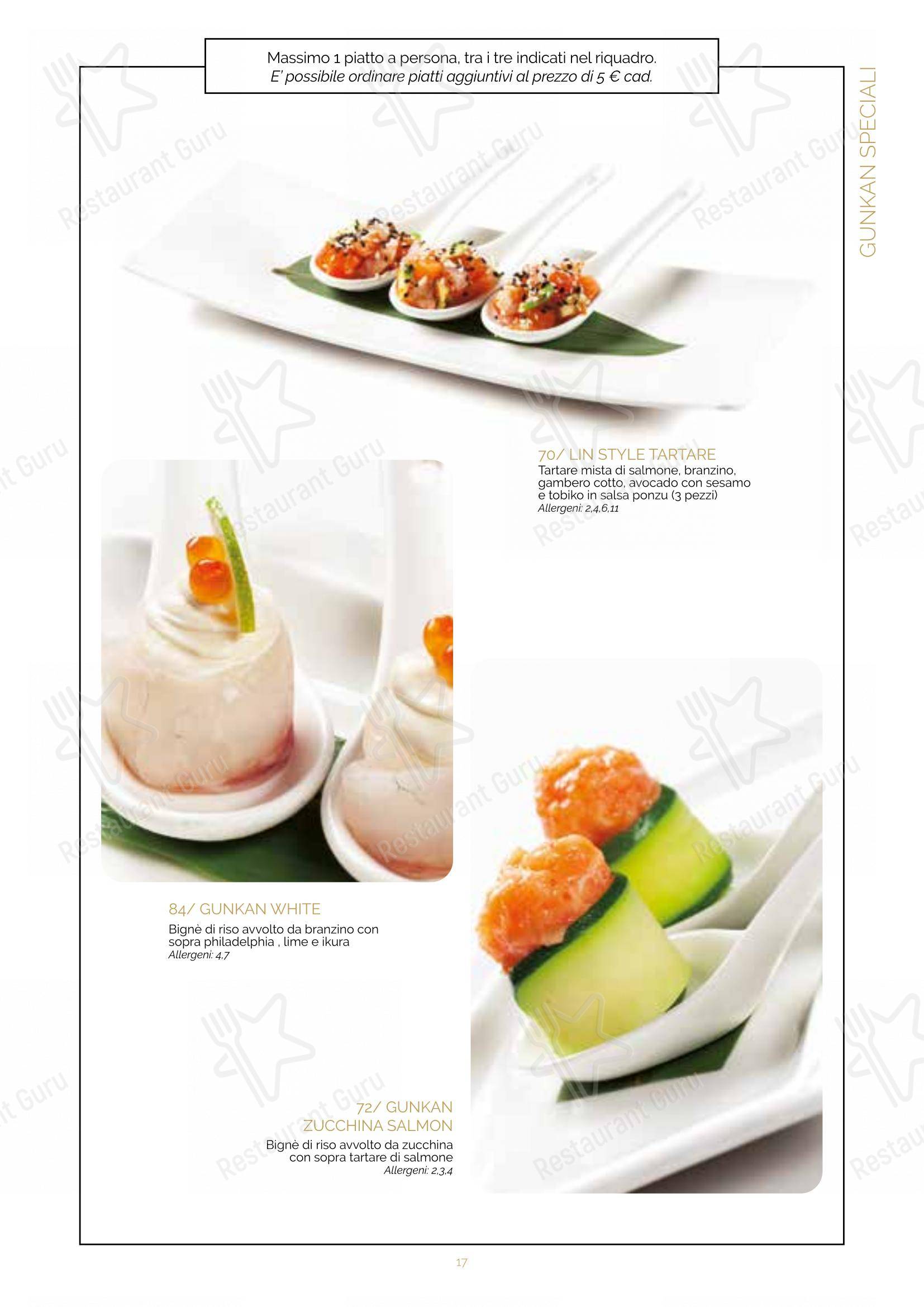 Ristorante Lin Tasting Emotion in Legnano - 菜单