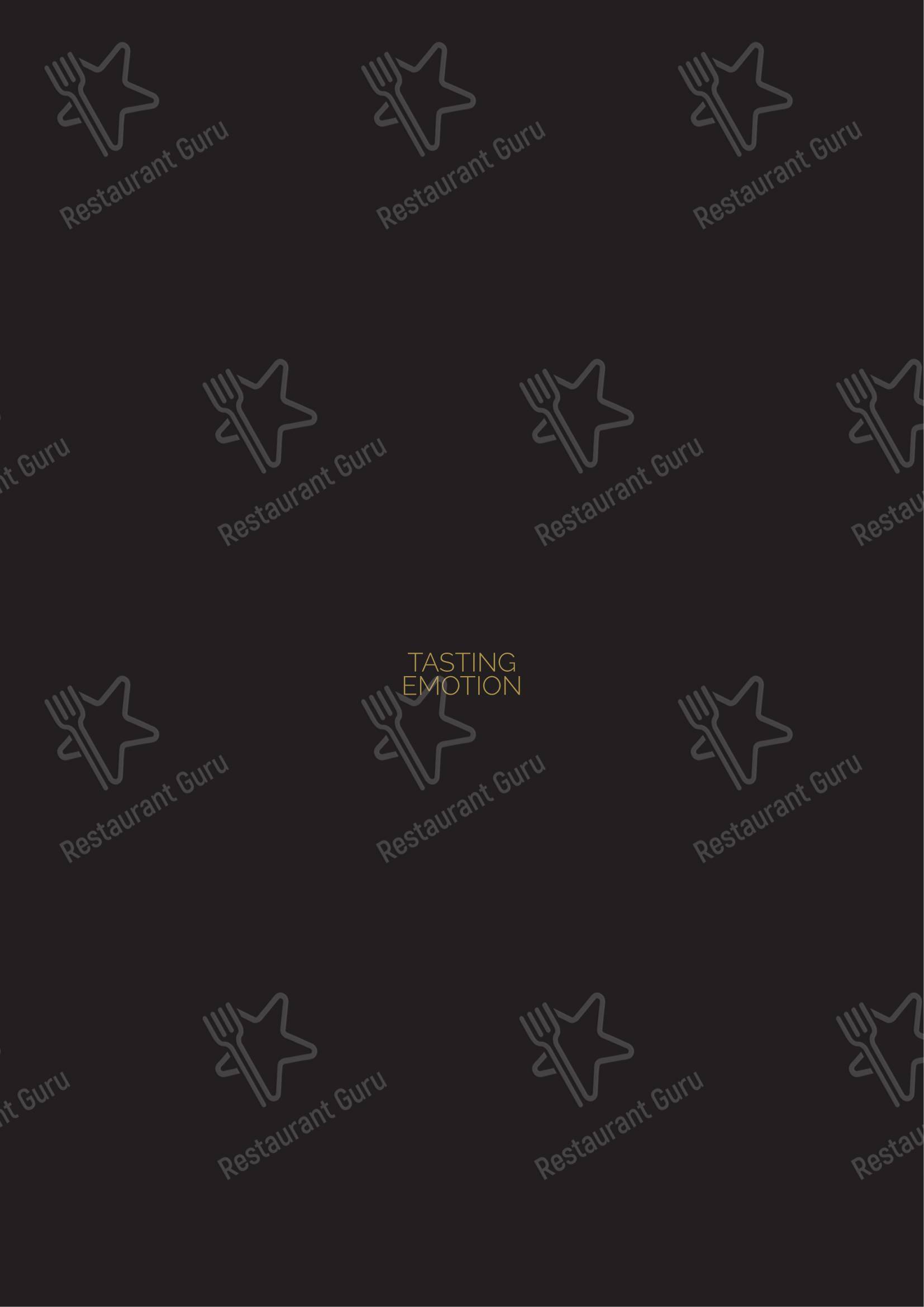 Menu bar per Ristorante Lin Tasting Emotion in Legnano