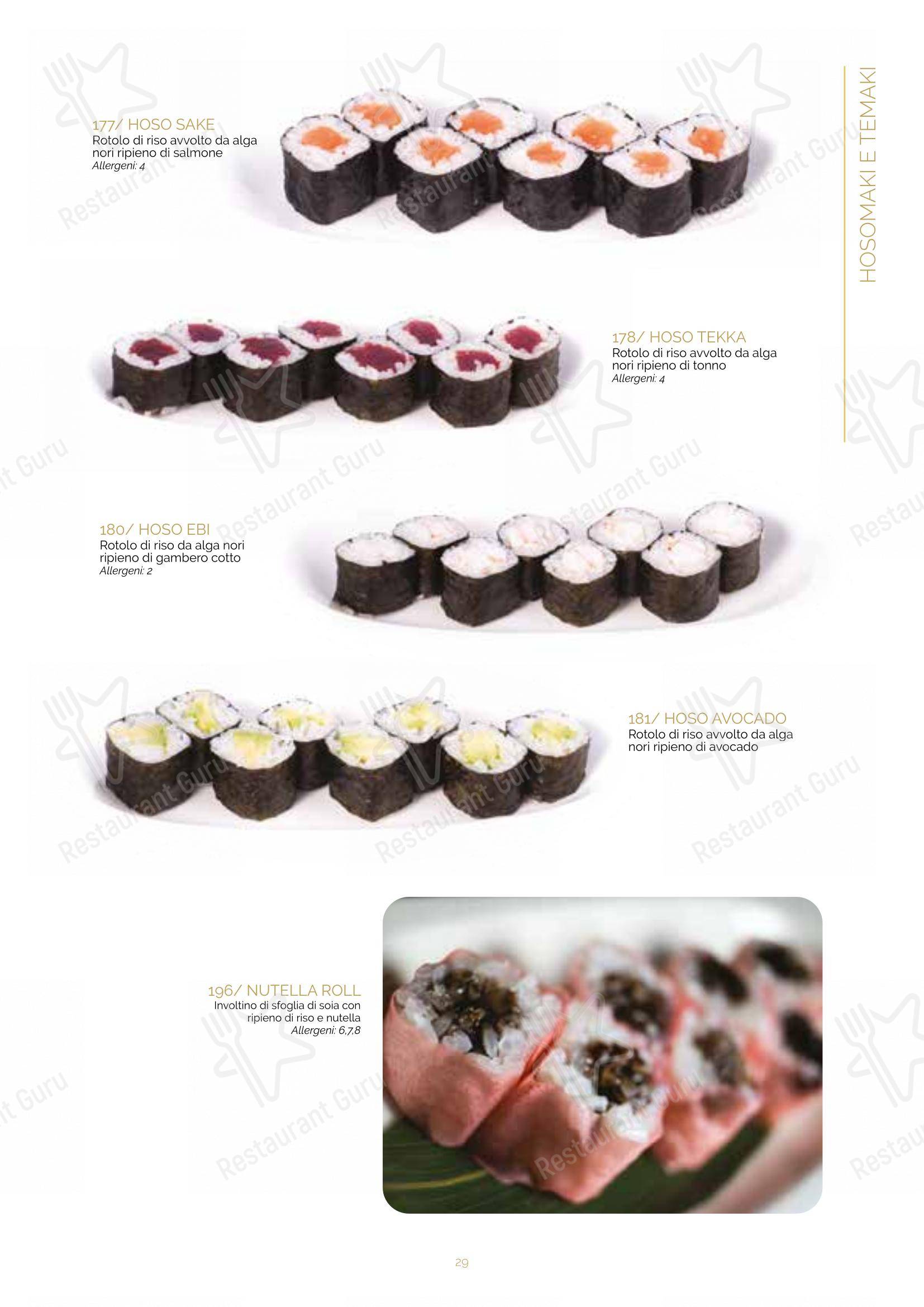 菜单 per Ristorante Lin Tasting Emotion ristorante