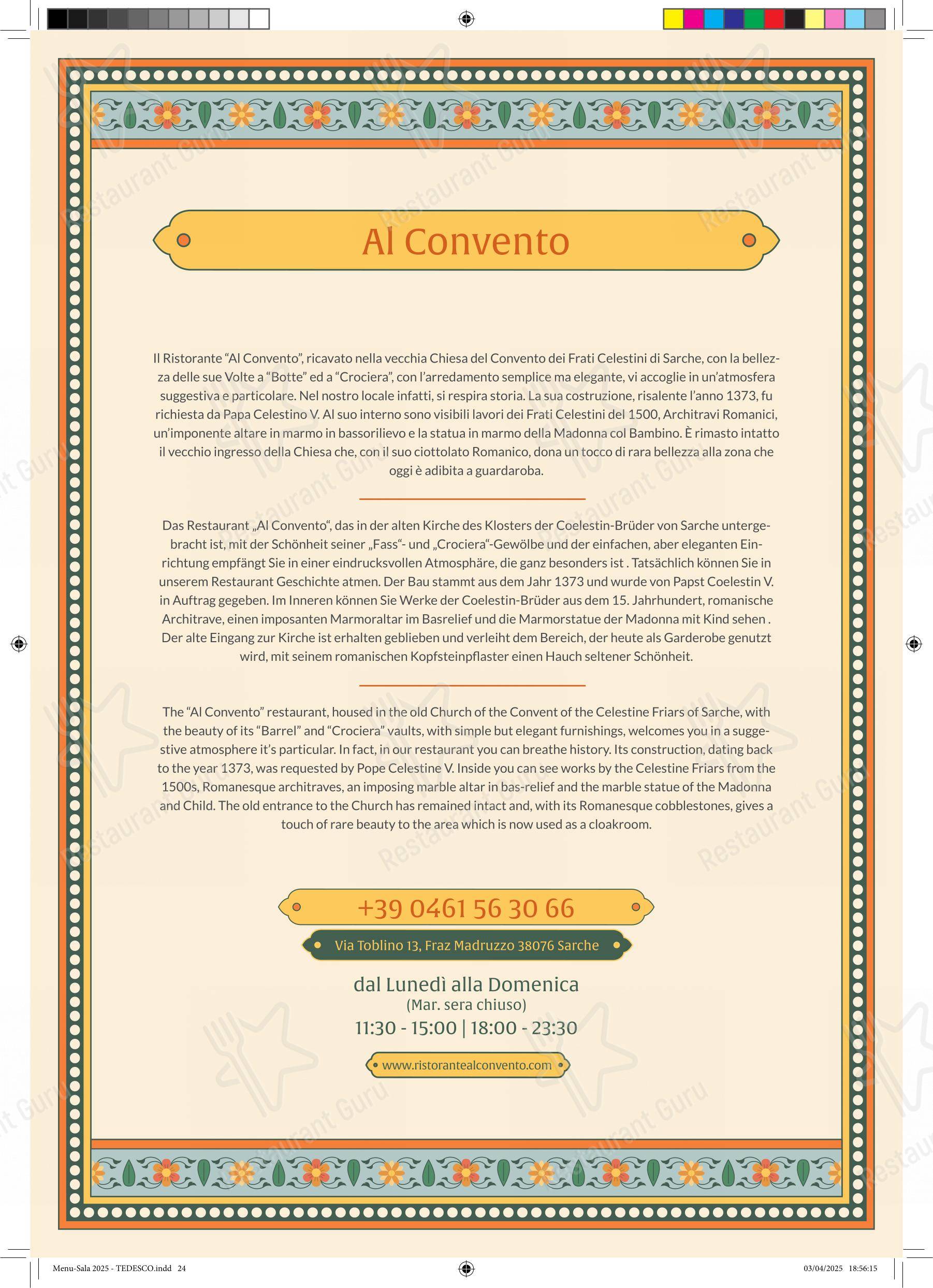 Ristorante Pizzeria al Convento in Ponte Oliveti - Детское