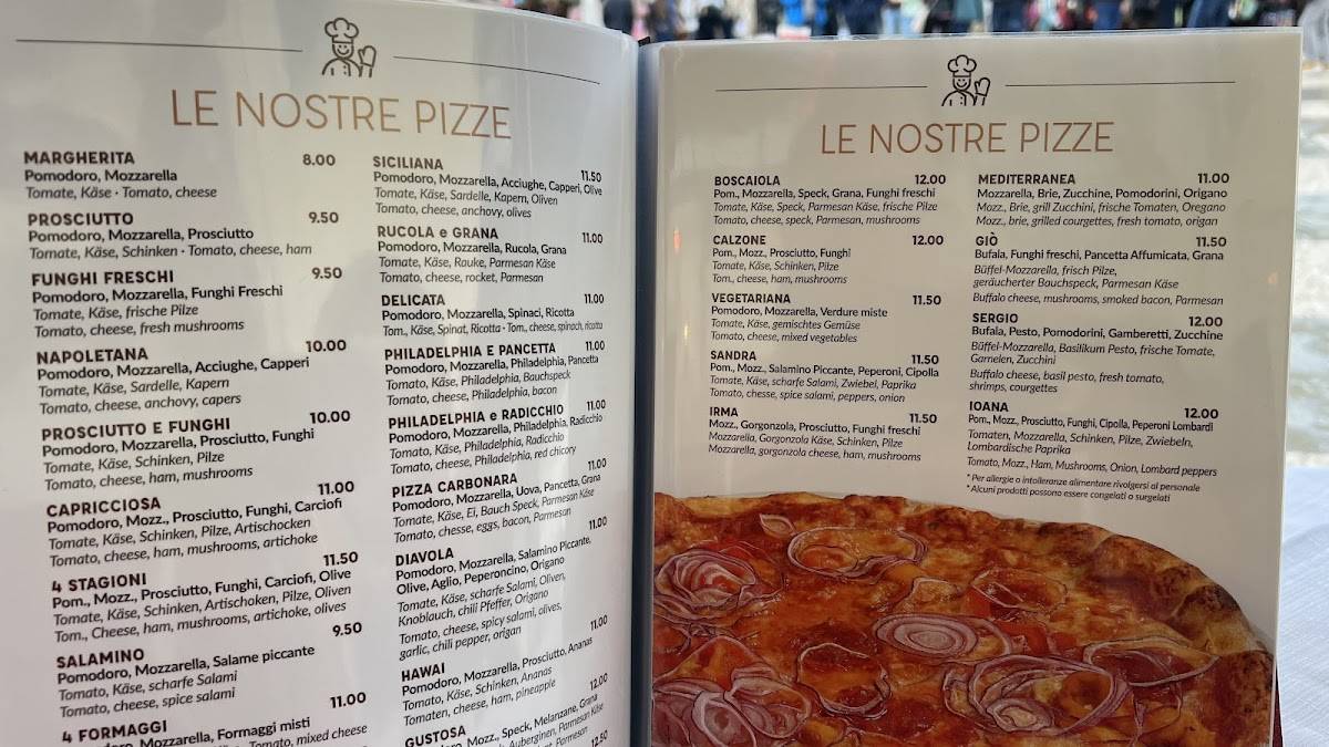 Menu di CENTRALE 