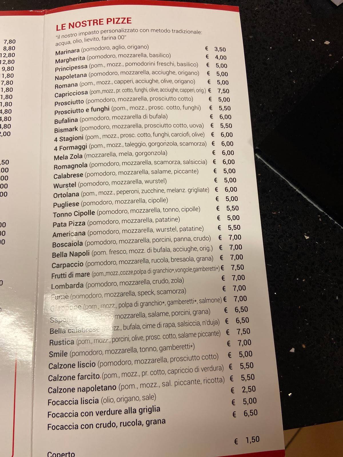 Menu di Ristorante Pizzeria Da Marco 