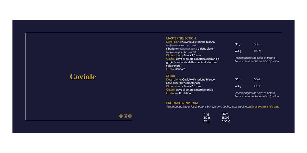Menu di Ristorante Procaccini Milano 