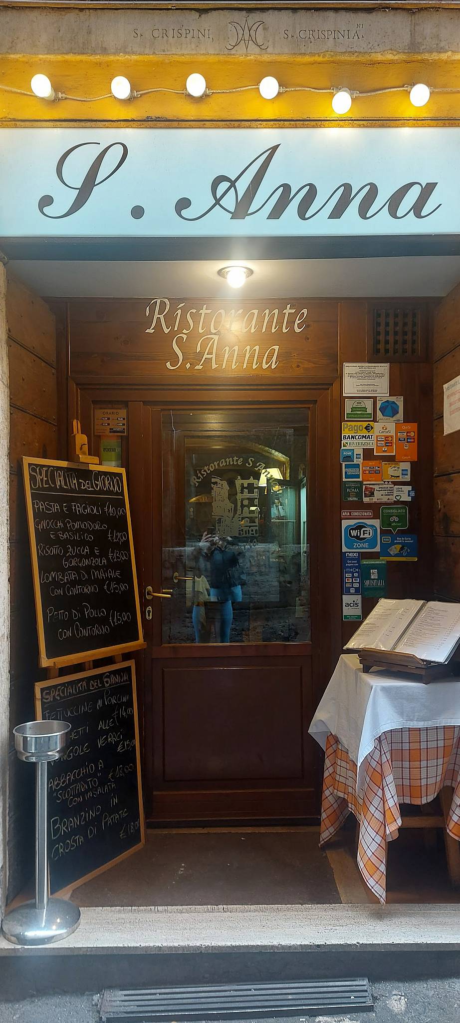 Menu di Ristorante Sant'Anna 