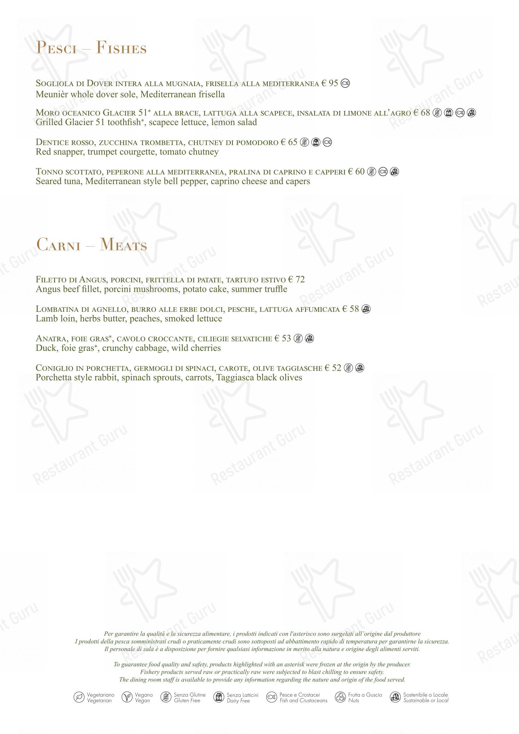 Menu per Ristorante Veranda ristorante